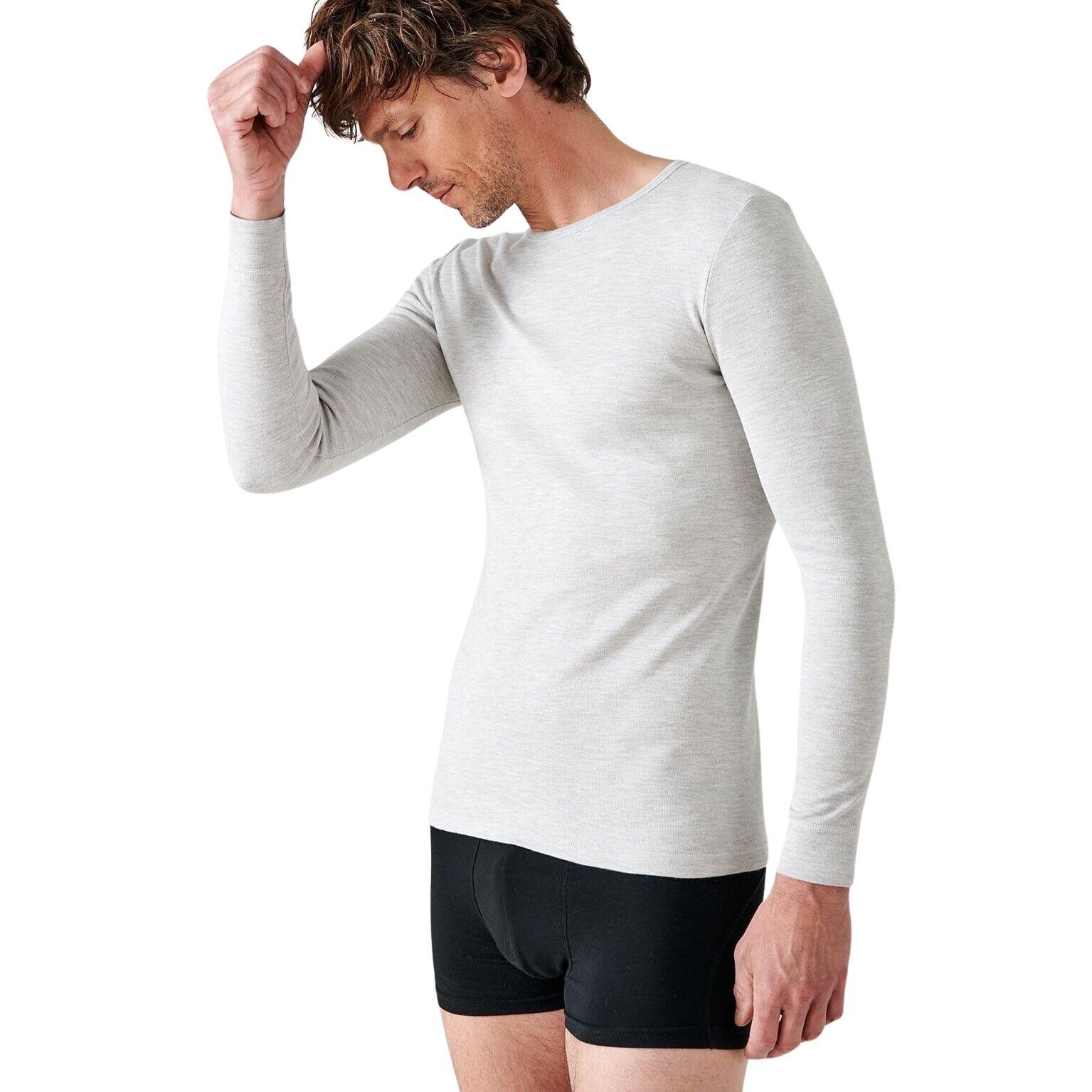 Koszulka z długim rękawem z okrągłym dekoltem Damart Thermolactyl