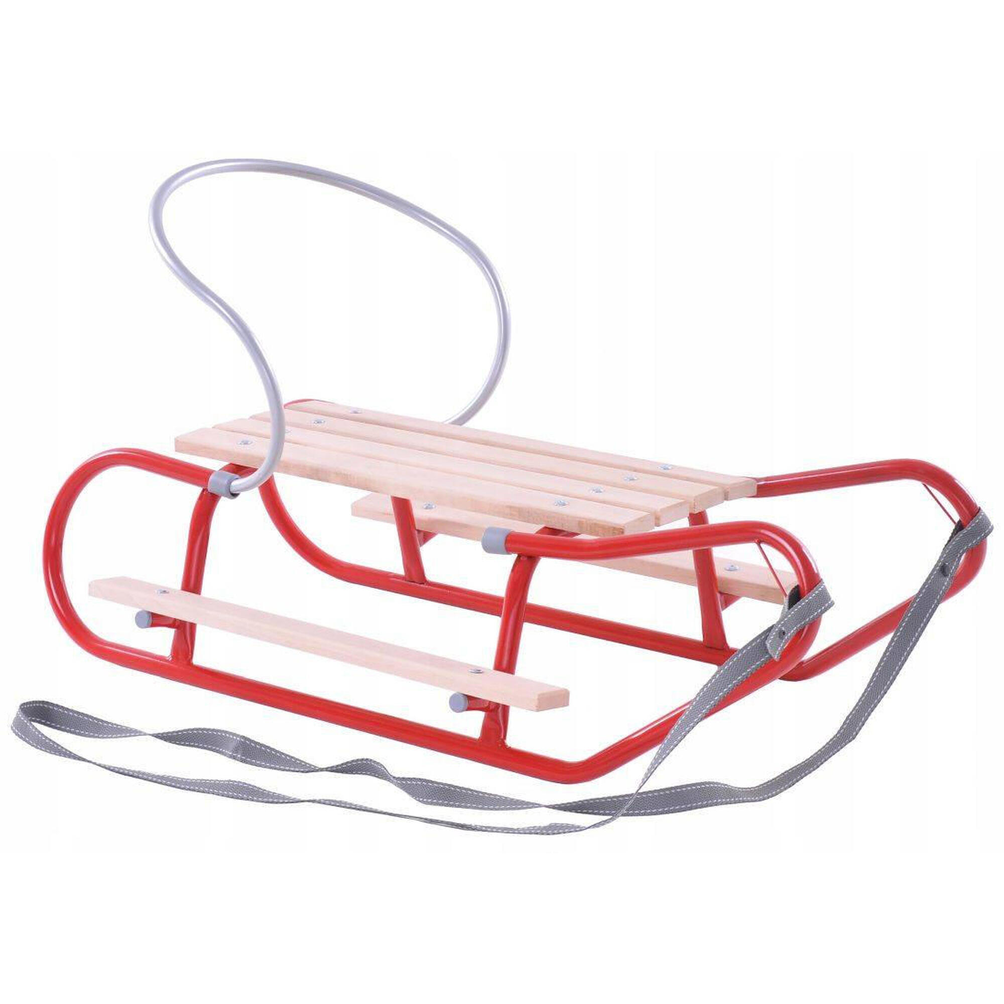 Sanki Metalowe Z Oparciem Sznurkiem I Podnóżkami Kimet