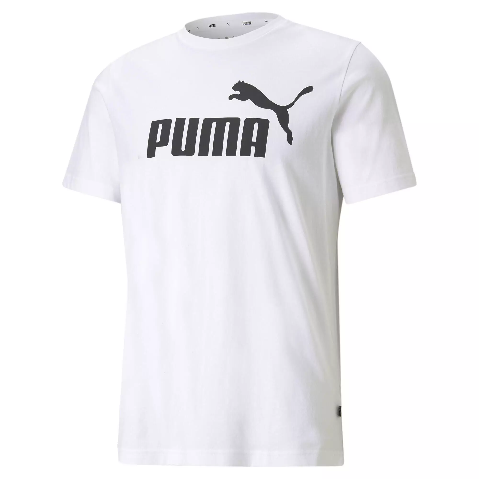 Męska koszulka z logo Essentials PUMA White