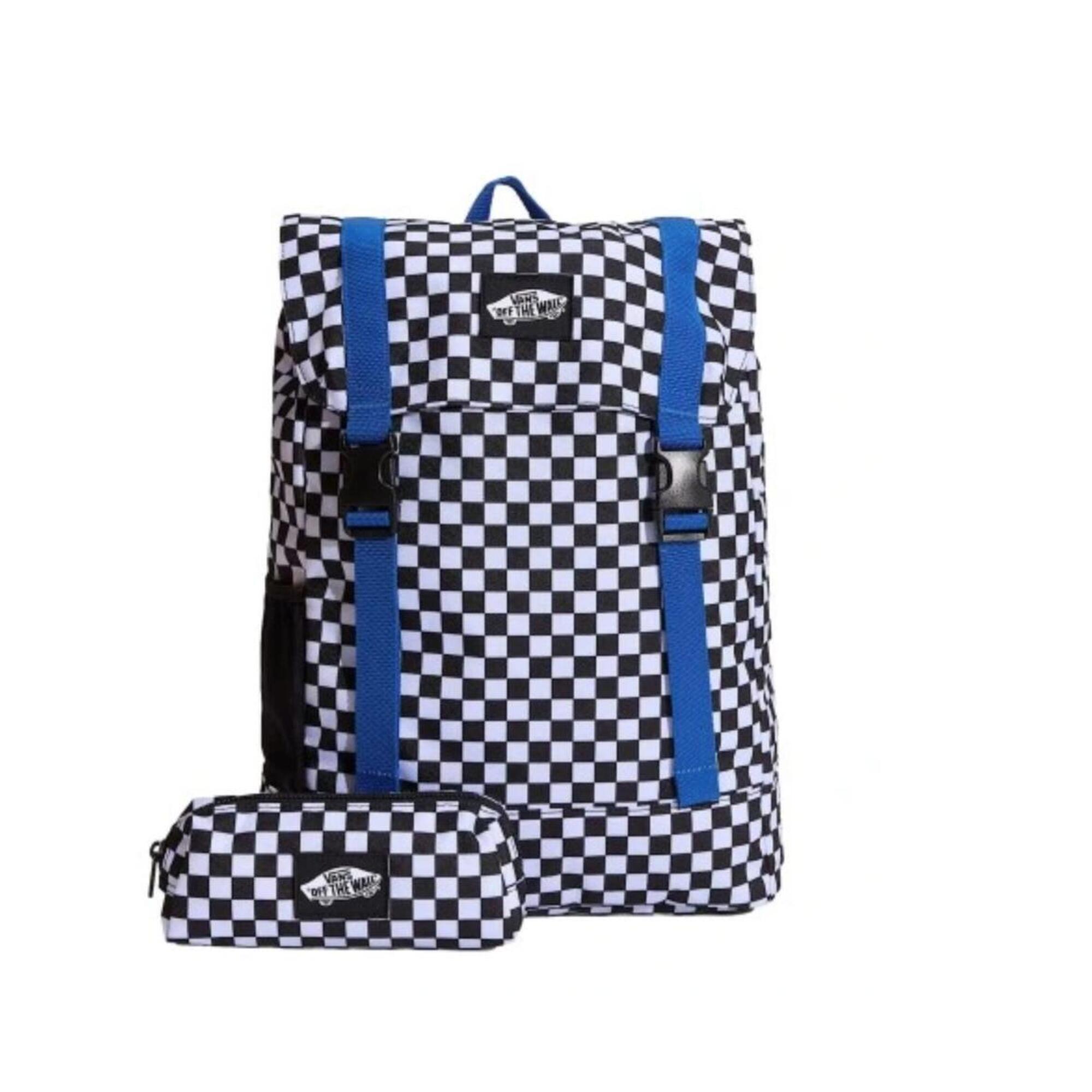 Plecak szkolny miejski Vans Utility Backpack Checkerboard + piórnik VN000PSFY281