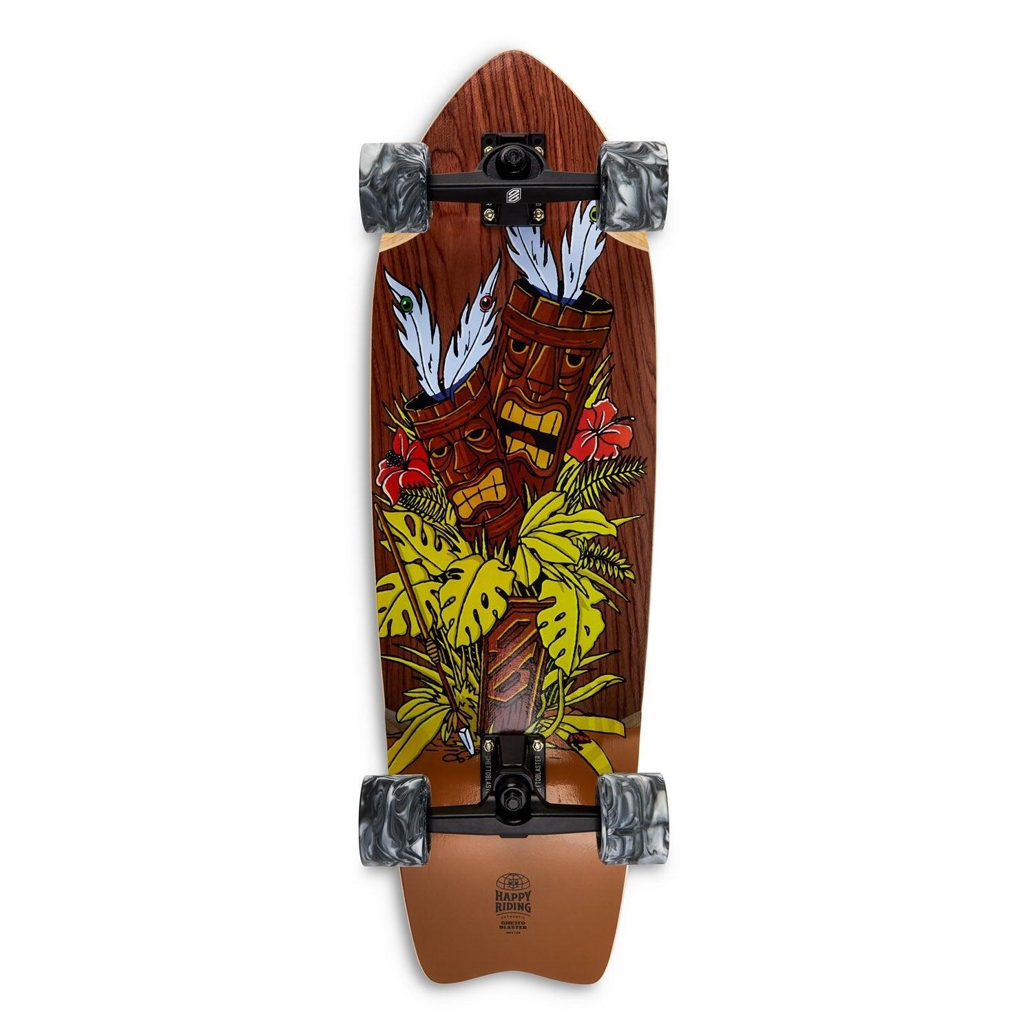 Surfskate Fishtail Tiki Totem 32"