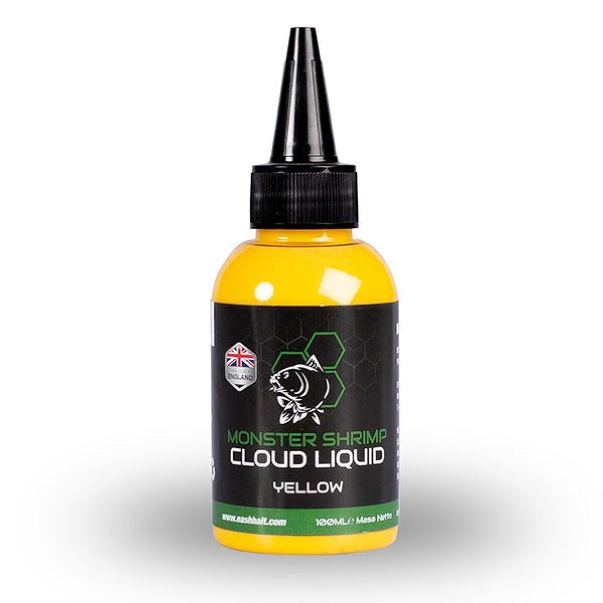 Liquid Dopalacz Do Przynęt Zanęt Nash Monster Shrimp Cloud Yellow 100 Ml
