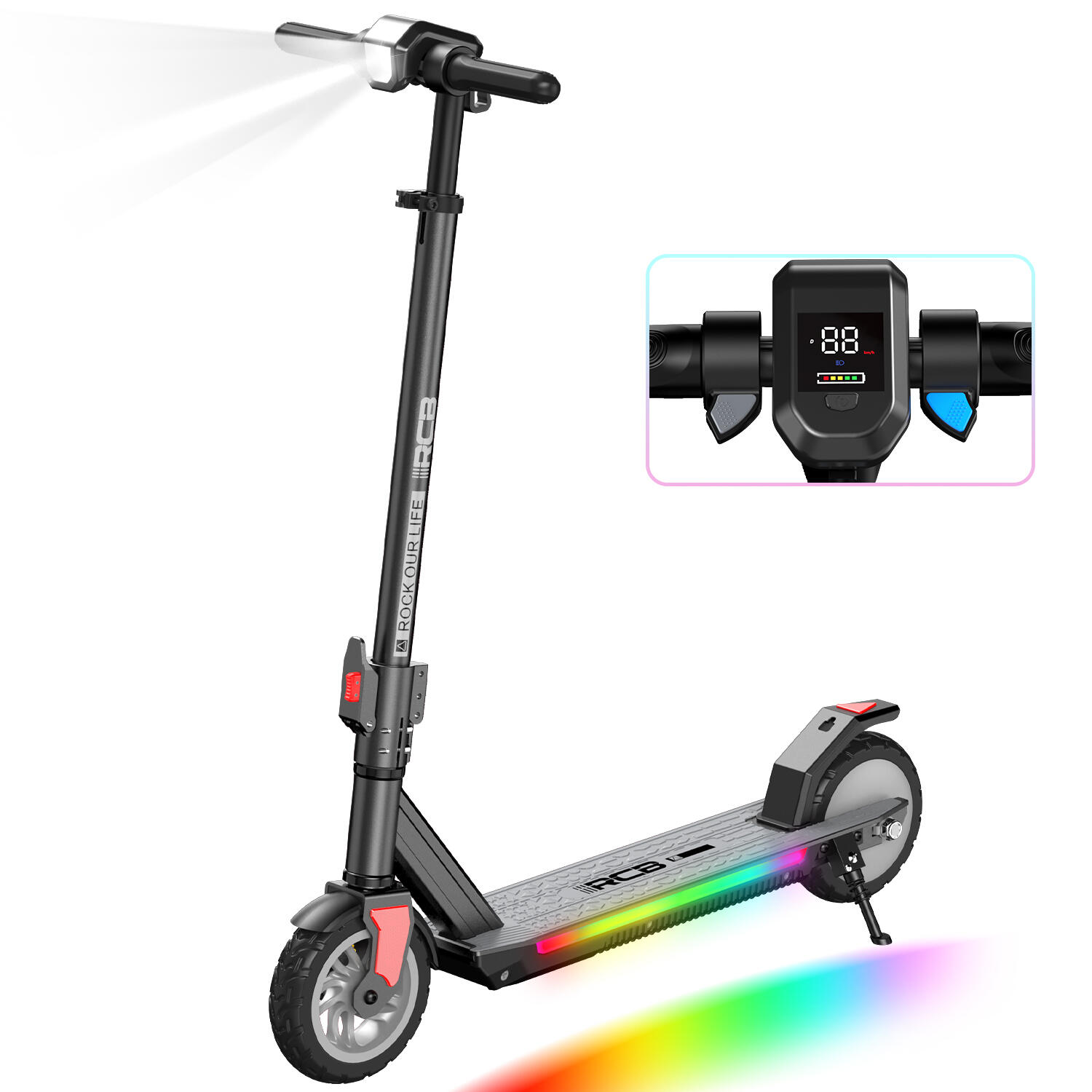 Elektryczna hulajnoga dla dzieci 6–12 lat 7", 3 biegi – RCB R12 PRO