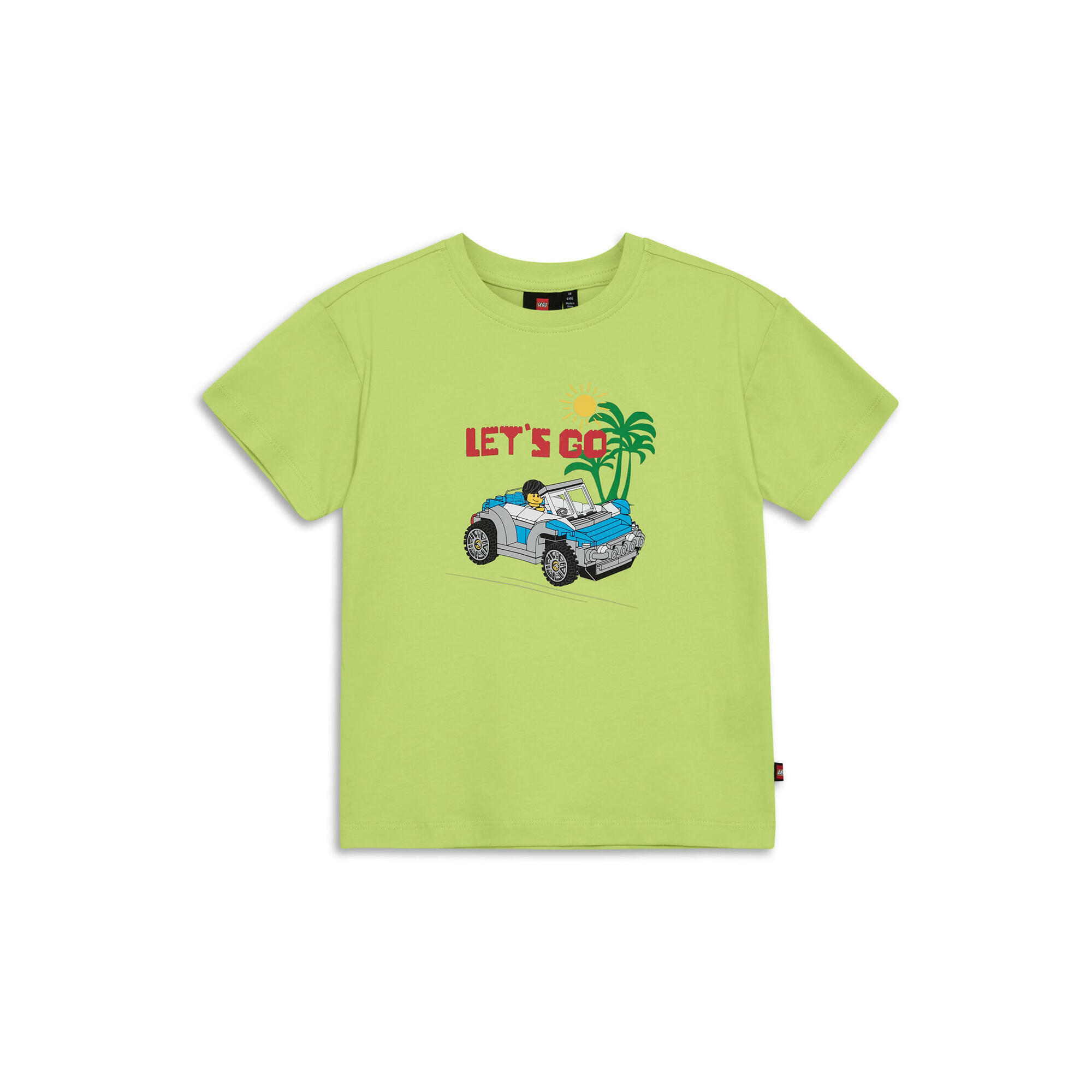 Koszulka Dziecięca Bio Bawełna LEGO Taffy 314 Limonkowa