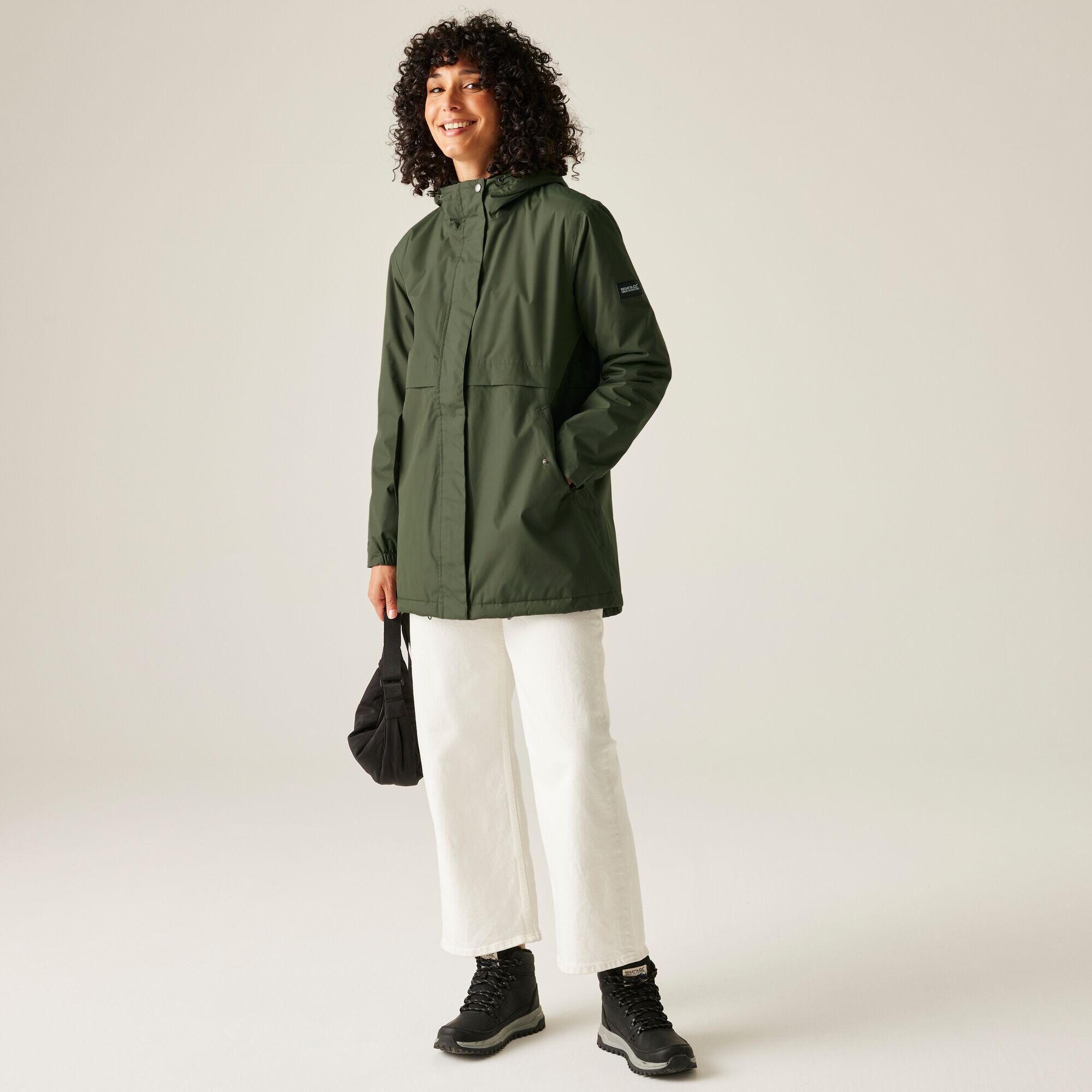 Kurtka damska przejściowa ocieplana przeciwdeszczowa Brielly