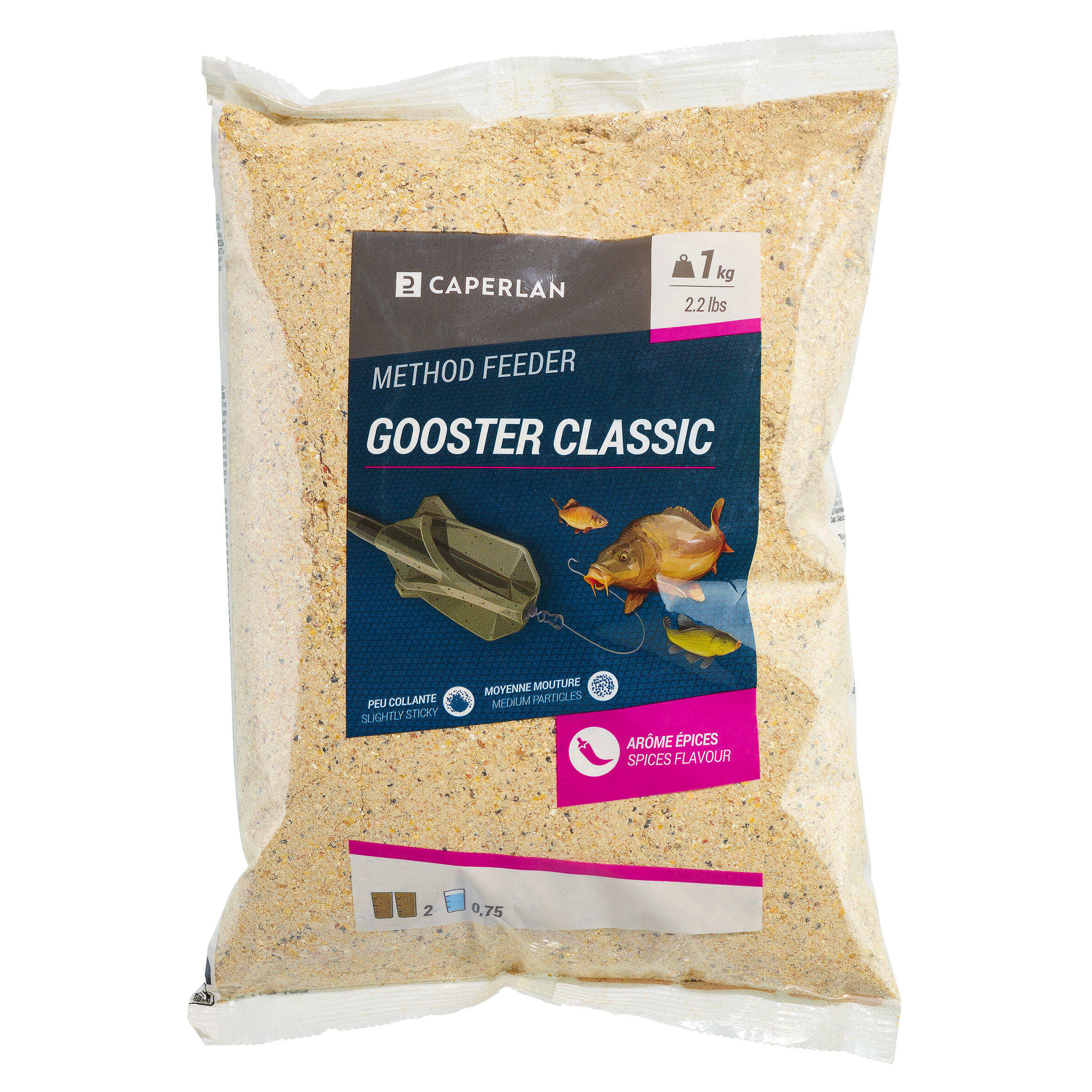 Zanęta Caperlan Gooster Classic method feeder 1 kg