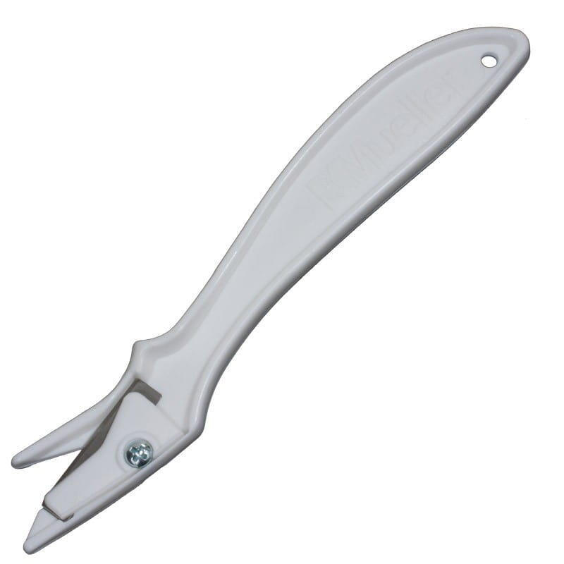 Mueller nóż ze stali nierdzewnej z nylonowym uchwytem - do cięcia taśm kinezjo