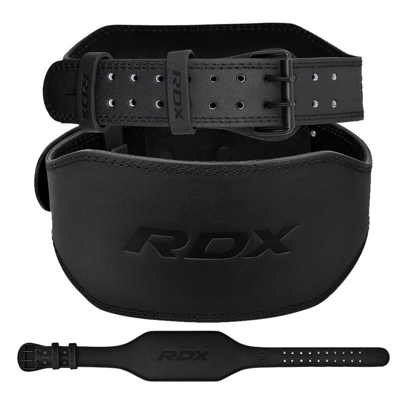 Pas do podnoszenia ciężarów RDX Belt 6" Leather