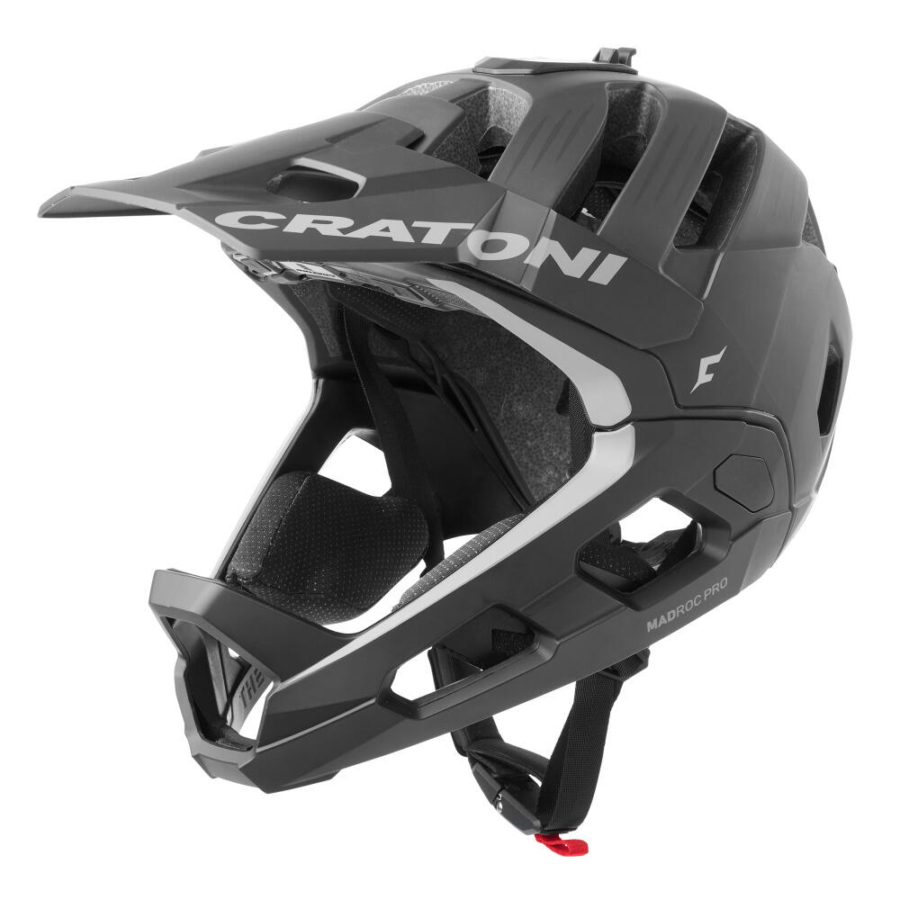 Kask rowerowy MTB Madroc Pro czarny matowy
