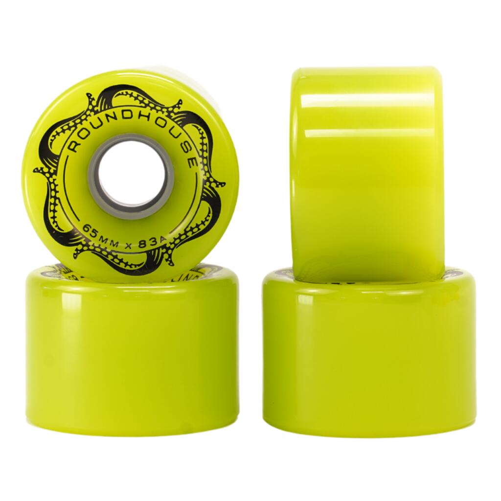 Koła do skateboardu | Roundhouse Slick 65mm/83a | Kolor Green Glo | Carver