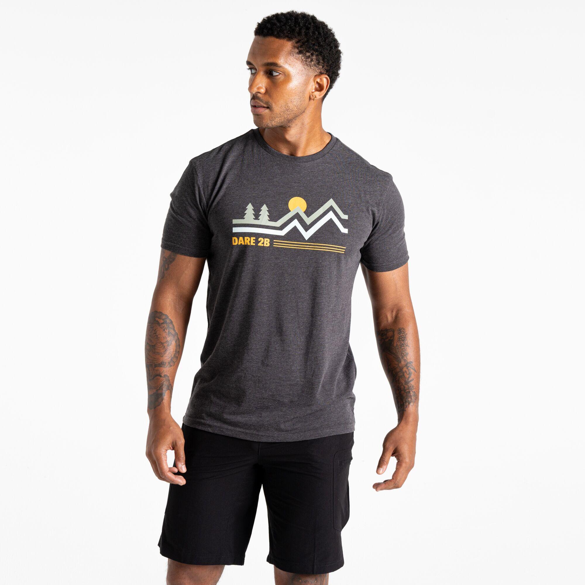 Koszulka turystyczna męska Movement