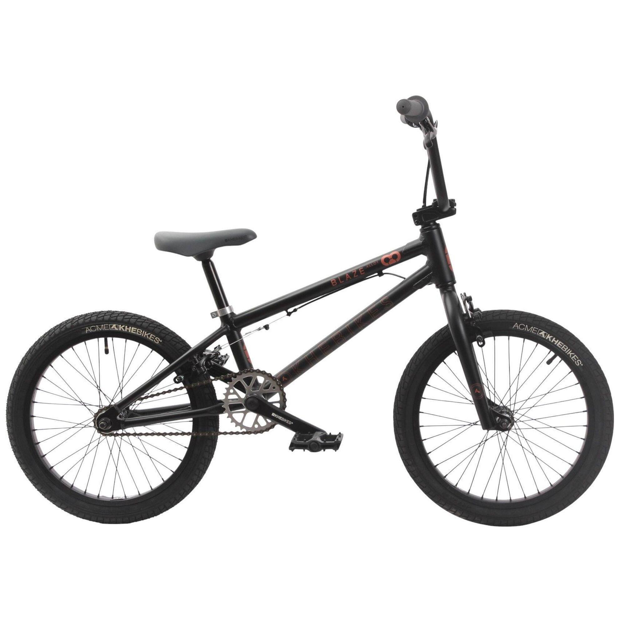BMX dzieci alu BLAZE AL czarny 18 cali 9,3kg lekki wytrzymały