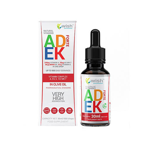 Witaminy i Minerały WISH Vitamin ADEK Forte - 30 ml