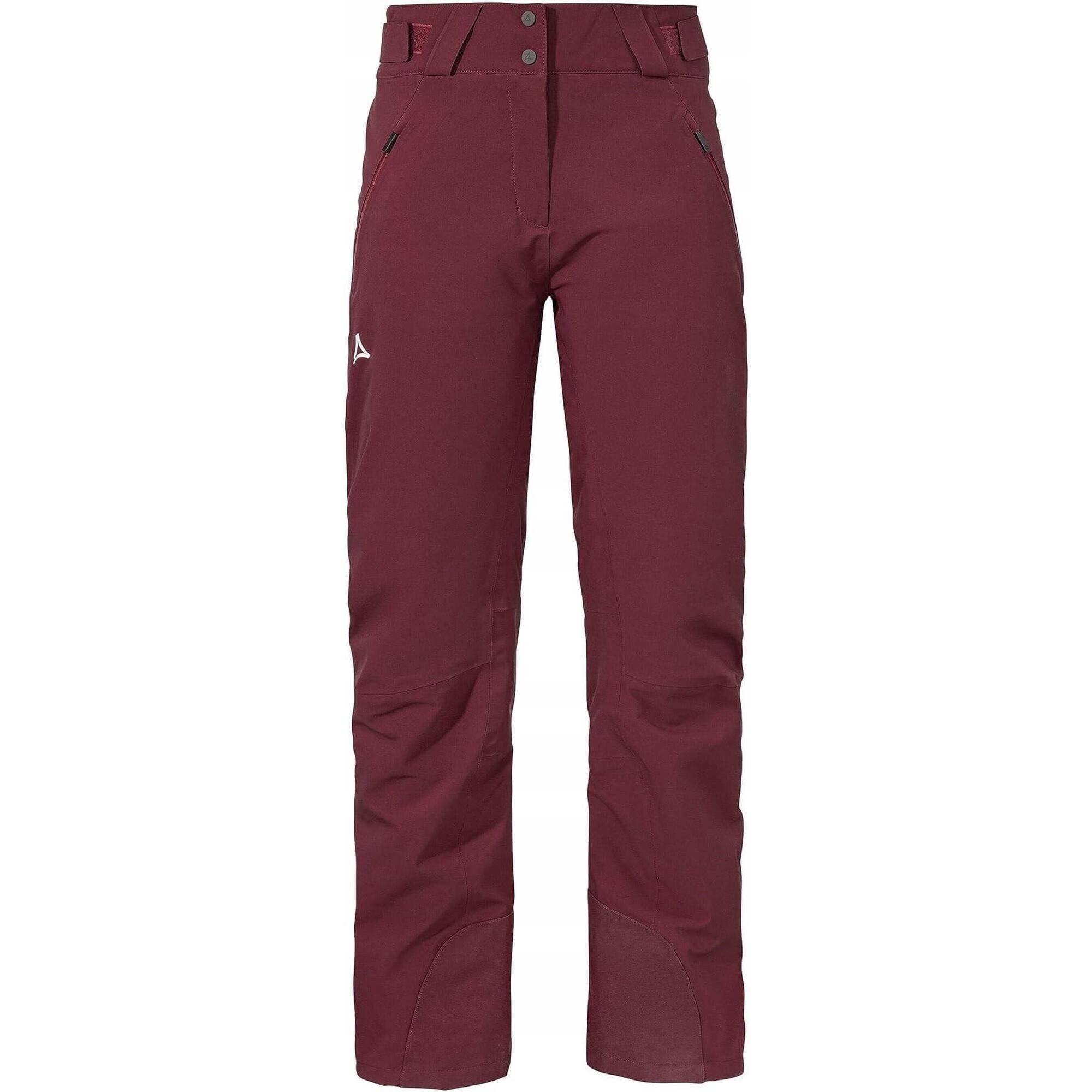 Spodnie Narciarskie Damskie Schöffel Weissach Bordowe Wodoodporne r. XL/44