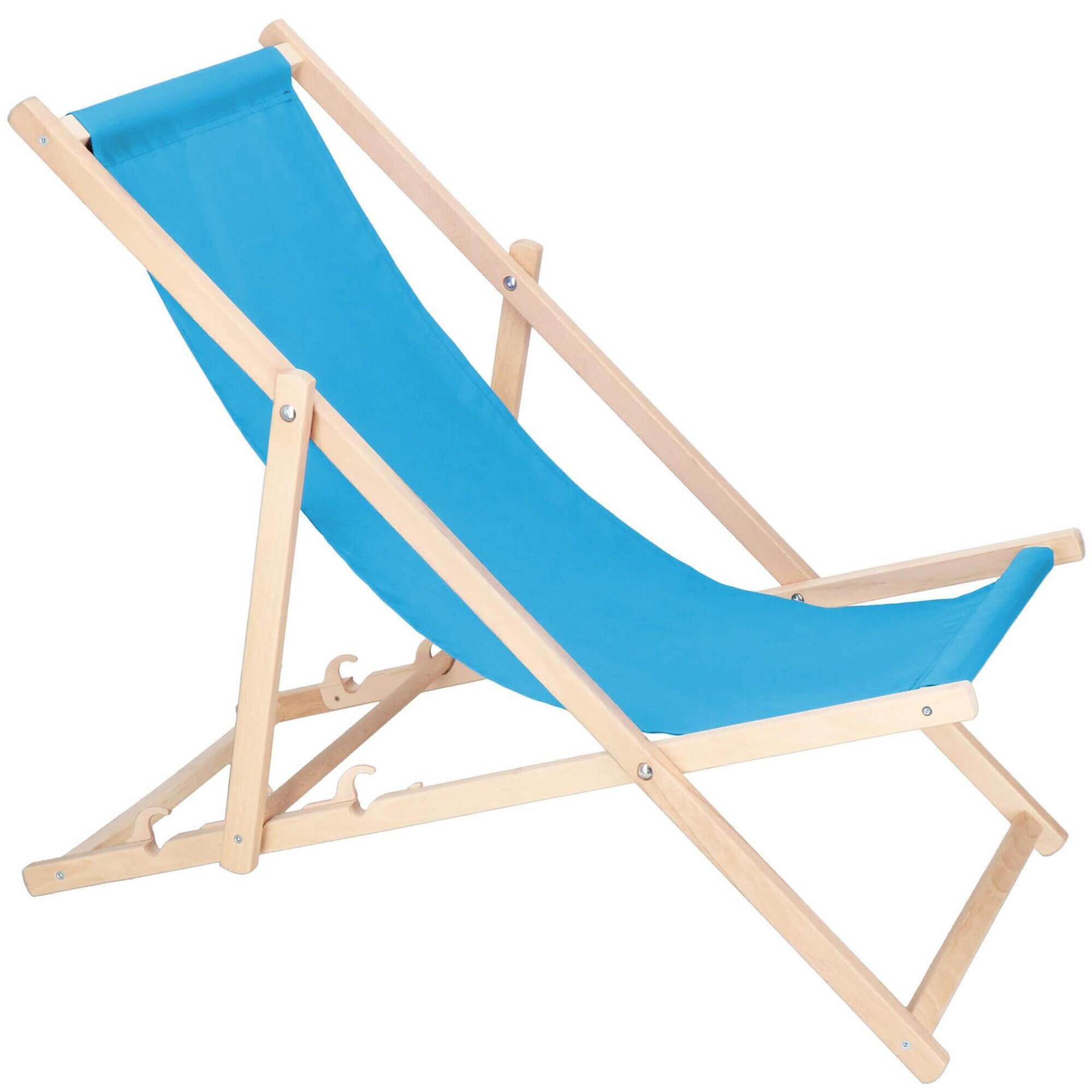 Leżak turystyczny Springos składany, drewniany