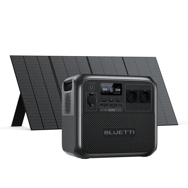 Generator solarny AC180 z PV350, stacja 1152Wh na camping i awarie prądu