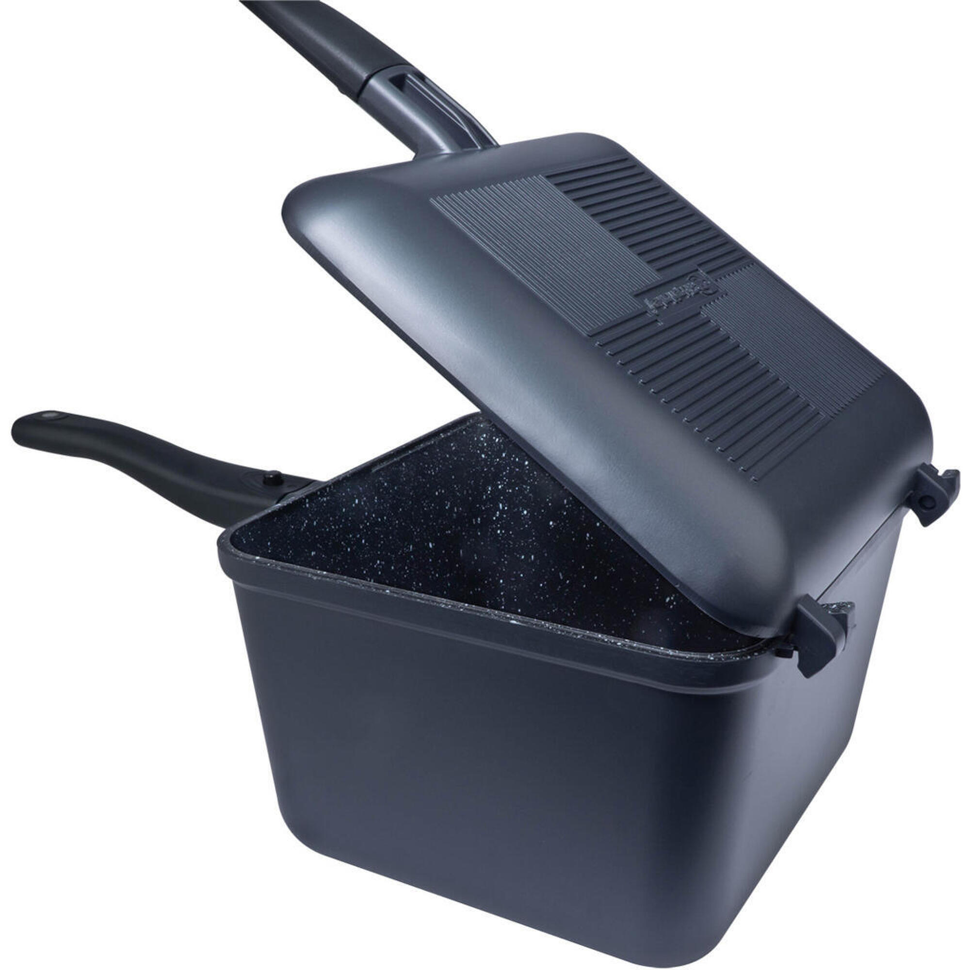 Zestaw produktów RidgeMonkey Connect Deep Pan and Griddle Granite Edition