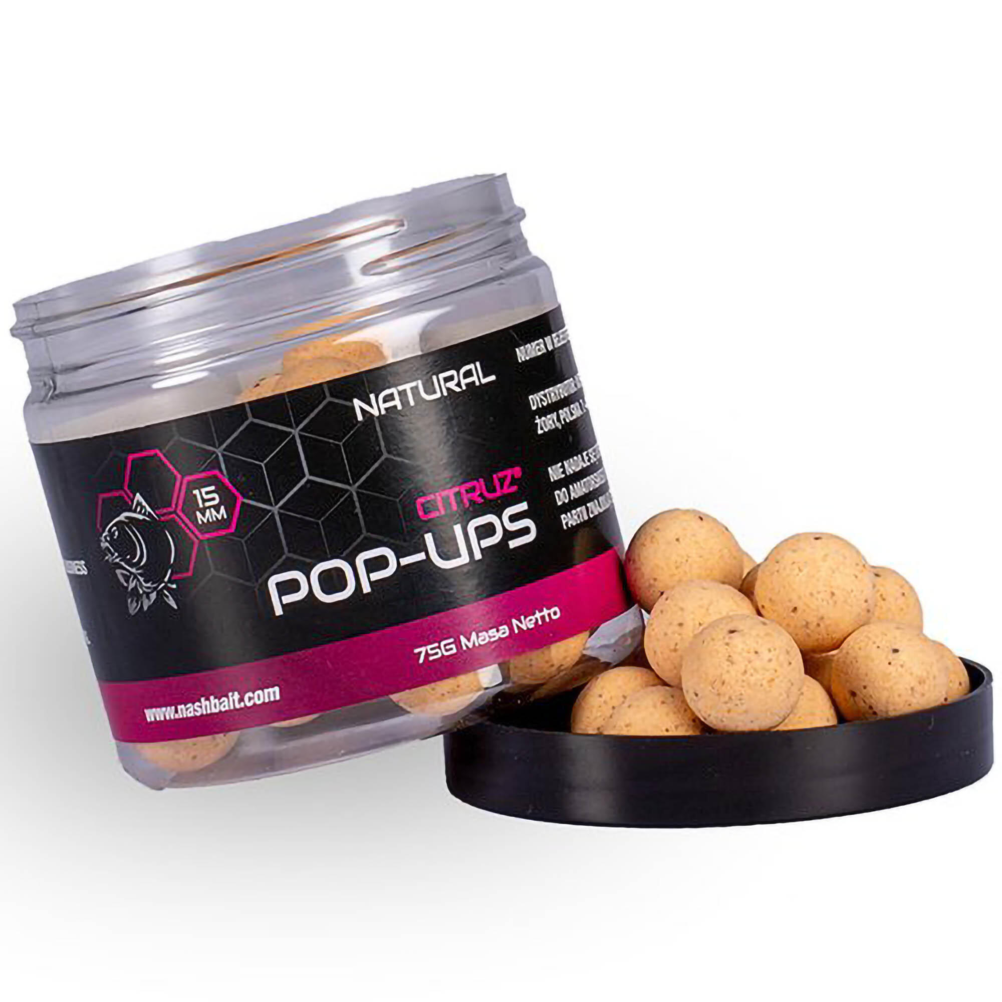 Przynęta Kulki Pływające Pop Up Nash Citruz Natural 20 Mm 75 G