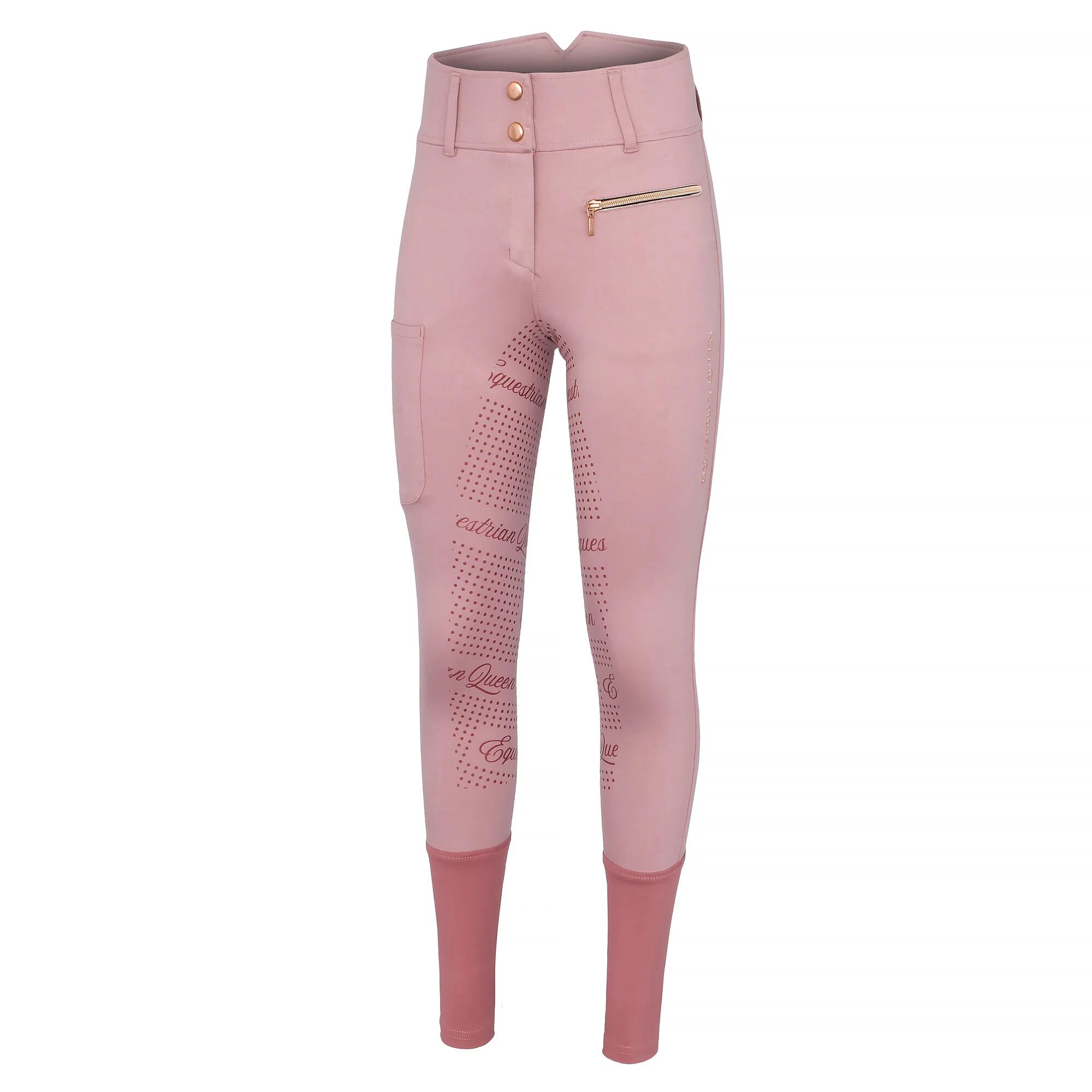 Bryczesy jeździeckie młodzieżowe EQUESTRIAN QUEEN Redbridge pełny lej
