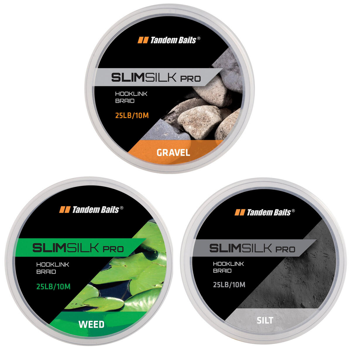 Plecionka przyponowa Slimsilk Pro 25 lb / 10 m Mix kolorów 3 szt