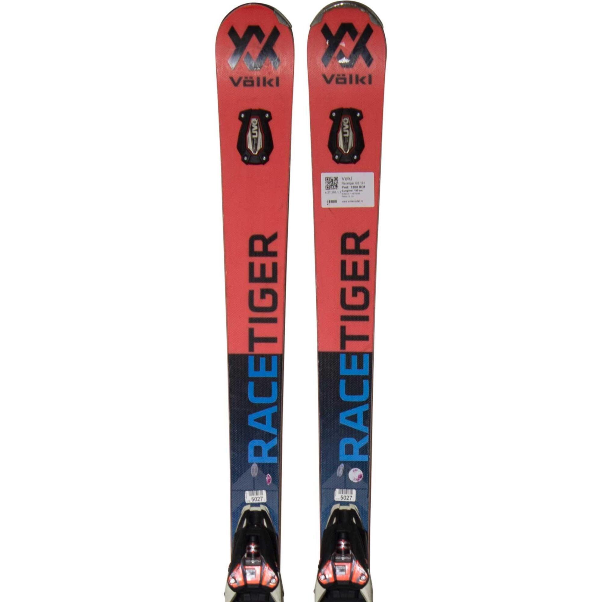 Second Life- Narty VOLKL Racetiger GS 19 UVO 2019, 180 cm- Stan bardzo dobry
