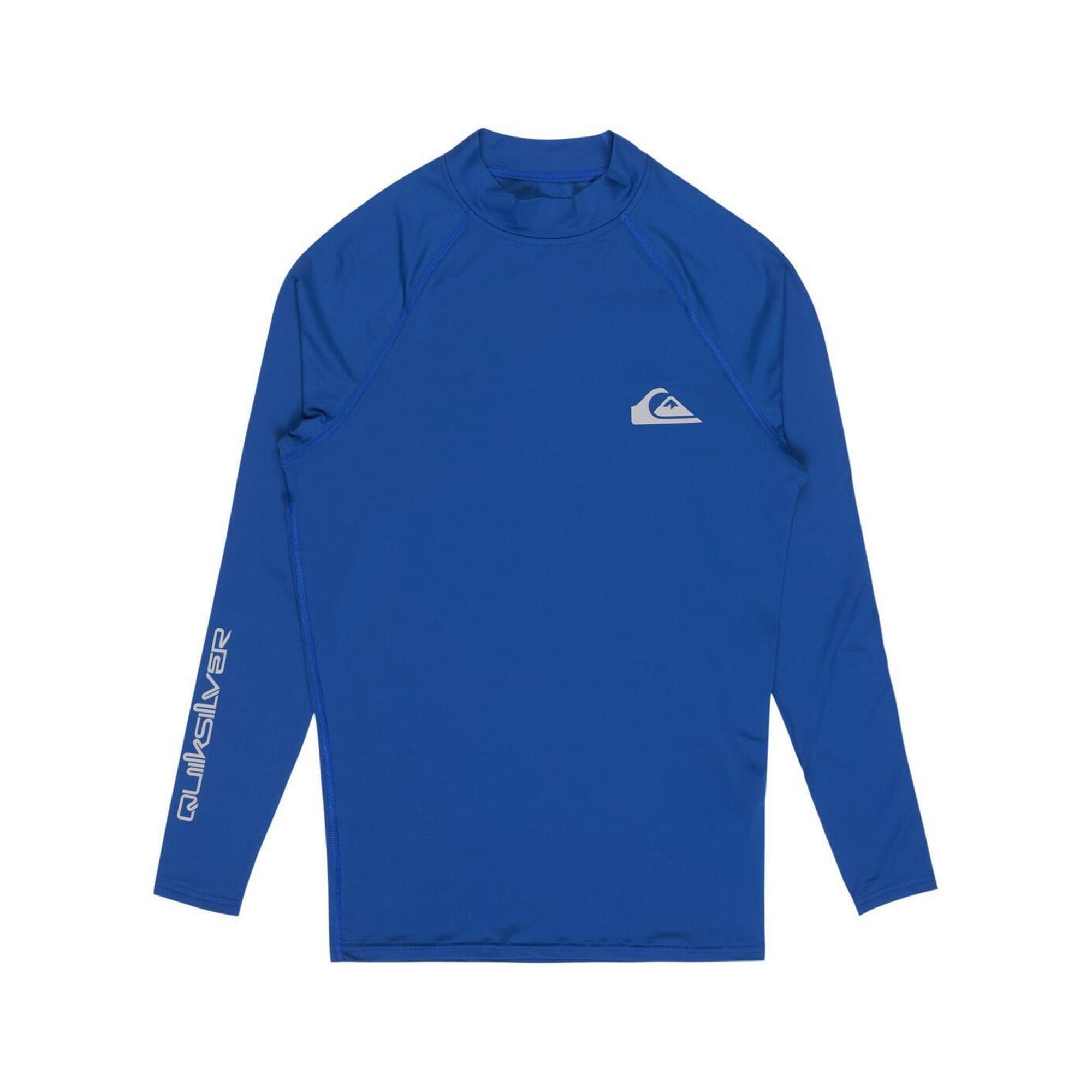 Koszulka surfingowa z długim rękawem UPF 50 dla Mężczyzn EVERYDAY Niebieski