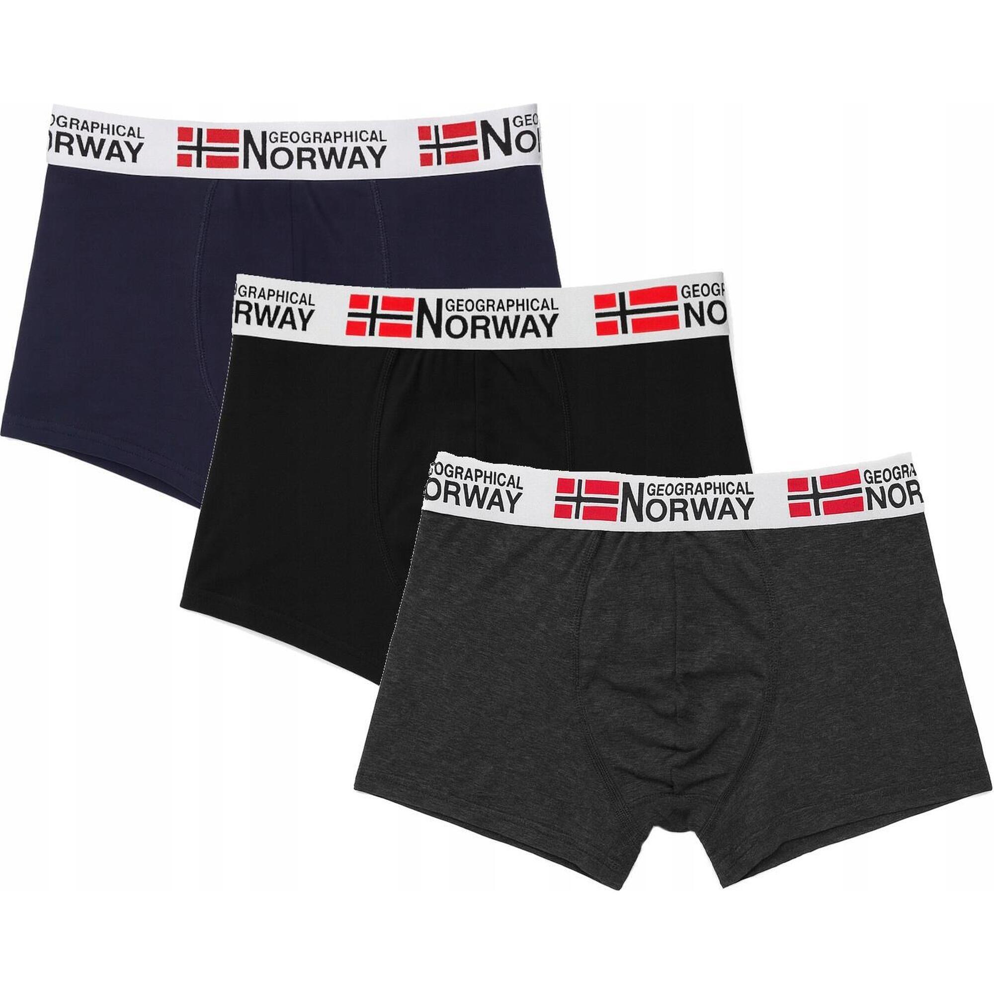 Bokserki dla mężczyzn Geographical Norway 3-pak
