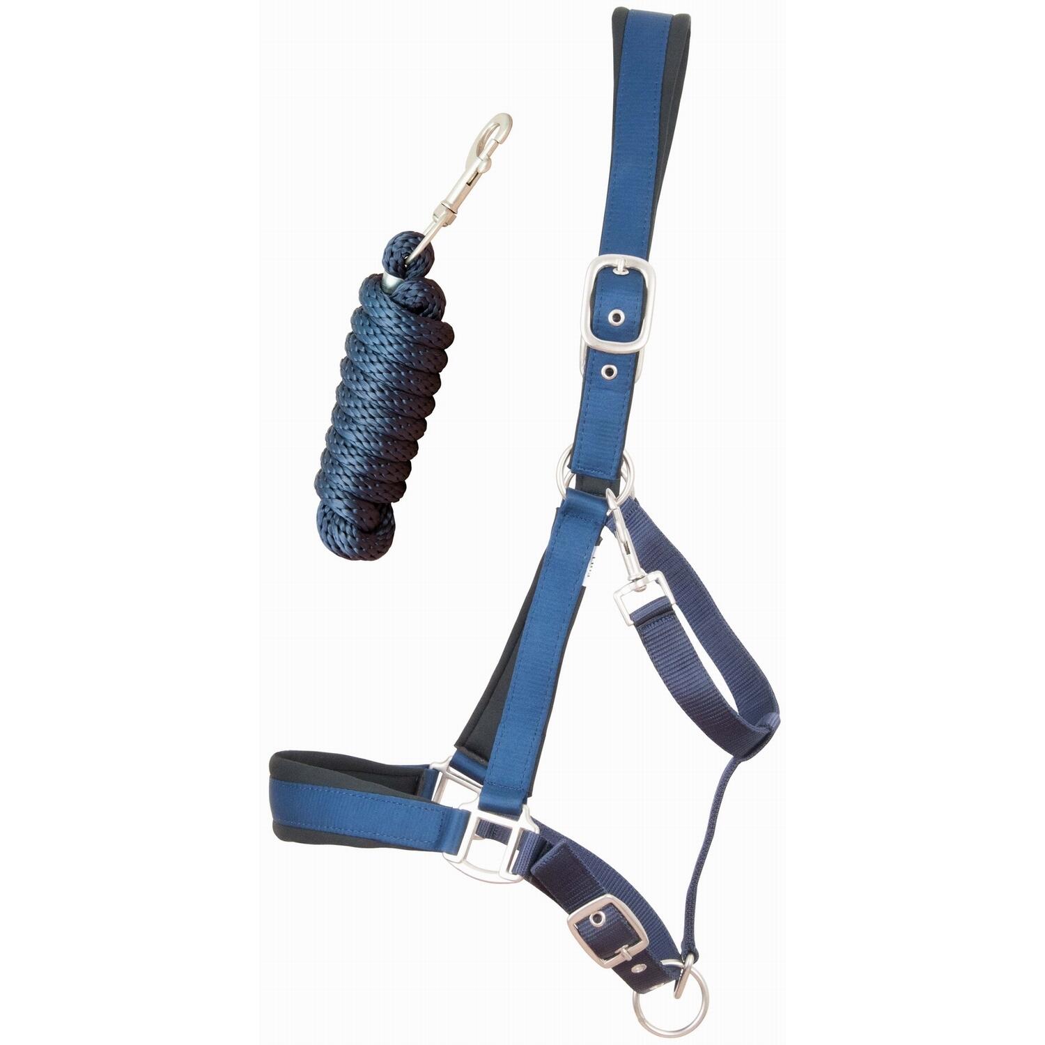 Szlavan na konia z satynowym podszyciem z okrągłą liną T de T