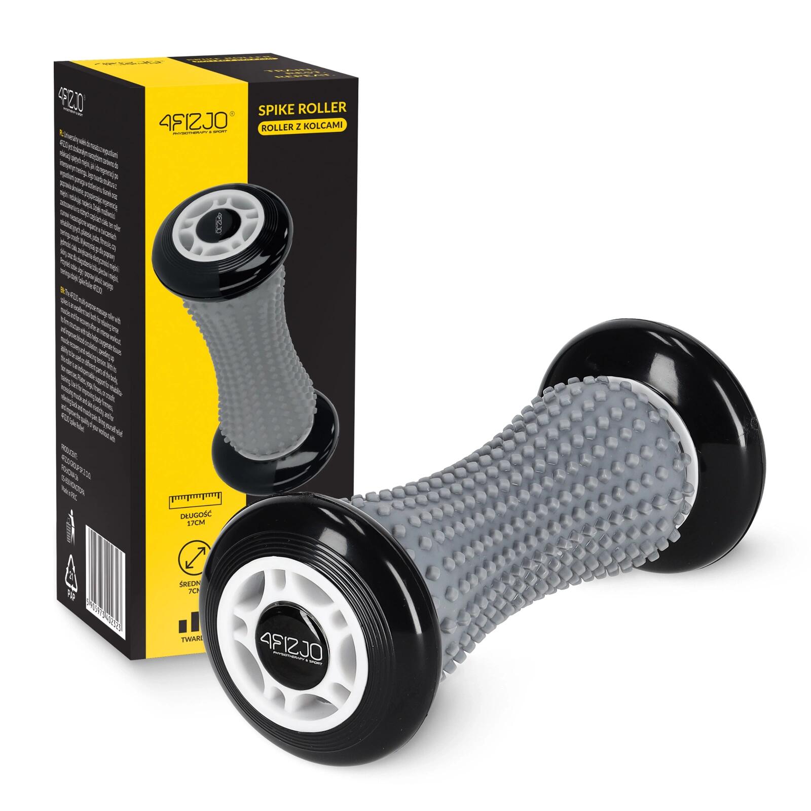 Spike Roller do masażu 4FIZJO 17 cm
