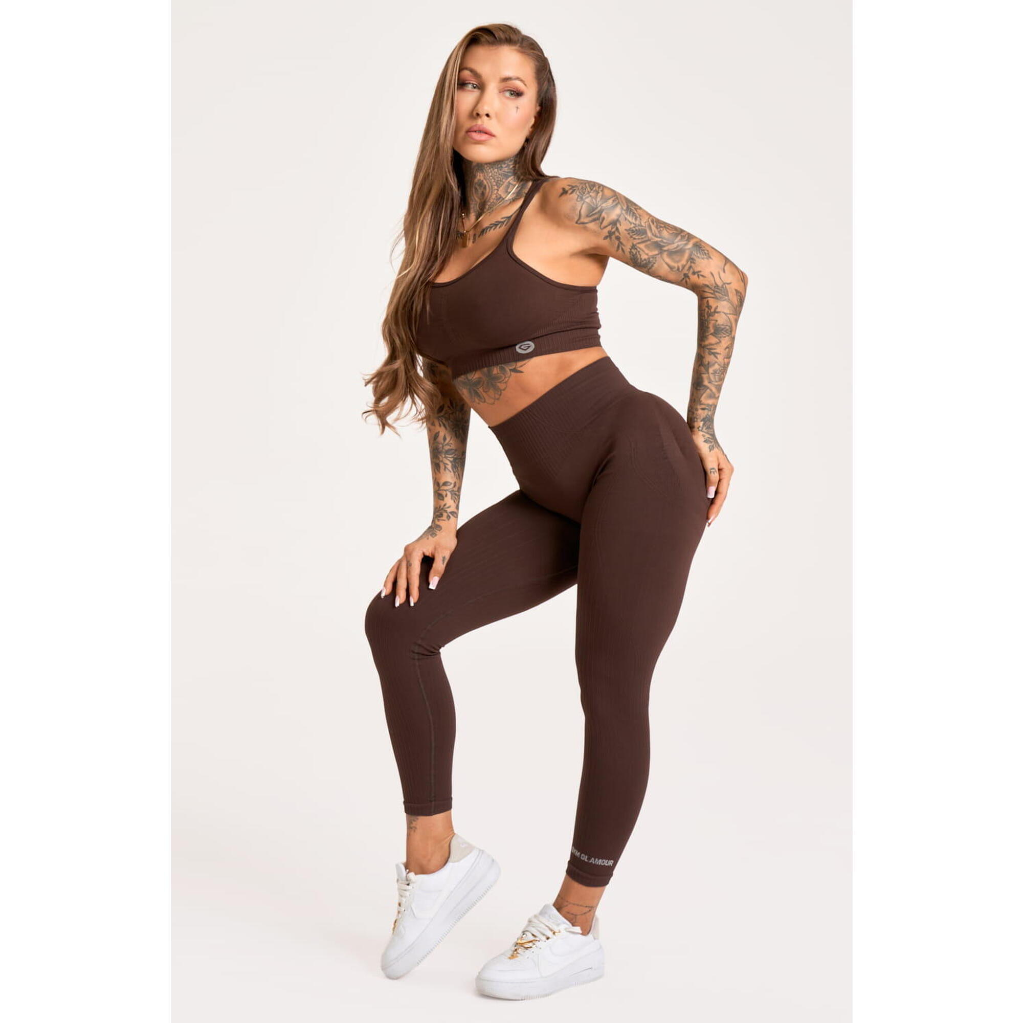Legginsy fitness damskie Gym Glamour push up 2.0