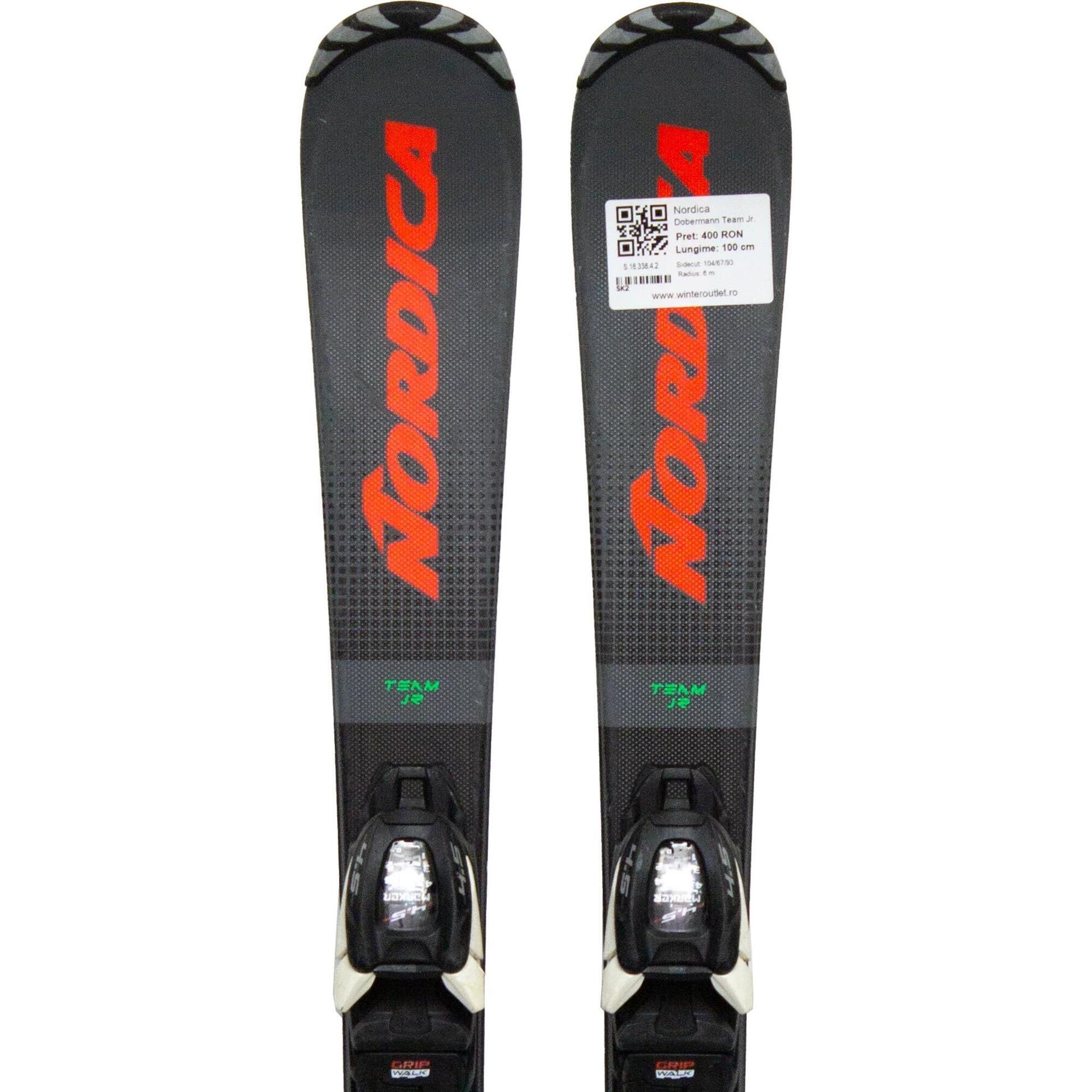 Second Life- Narty NORDICA Dobermann Team Jr., 110 cm - Stan bardzo dobry