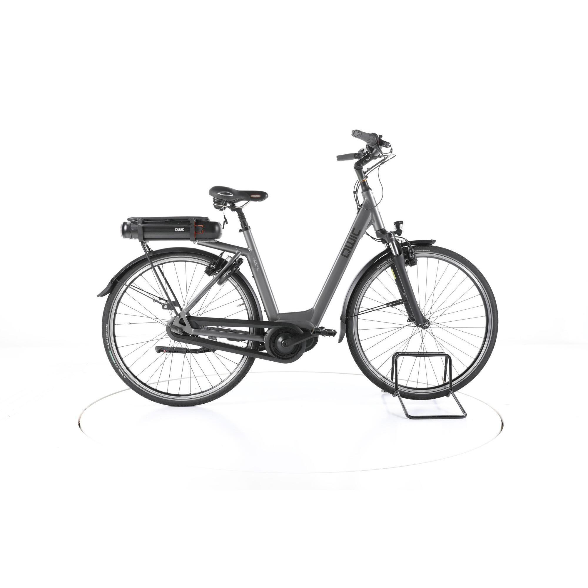 Second Life - QWIC Premium MN7C City E-Bike Niska rama - Bardzo dobry stan