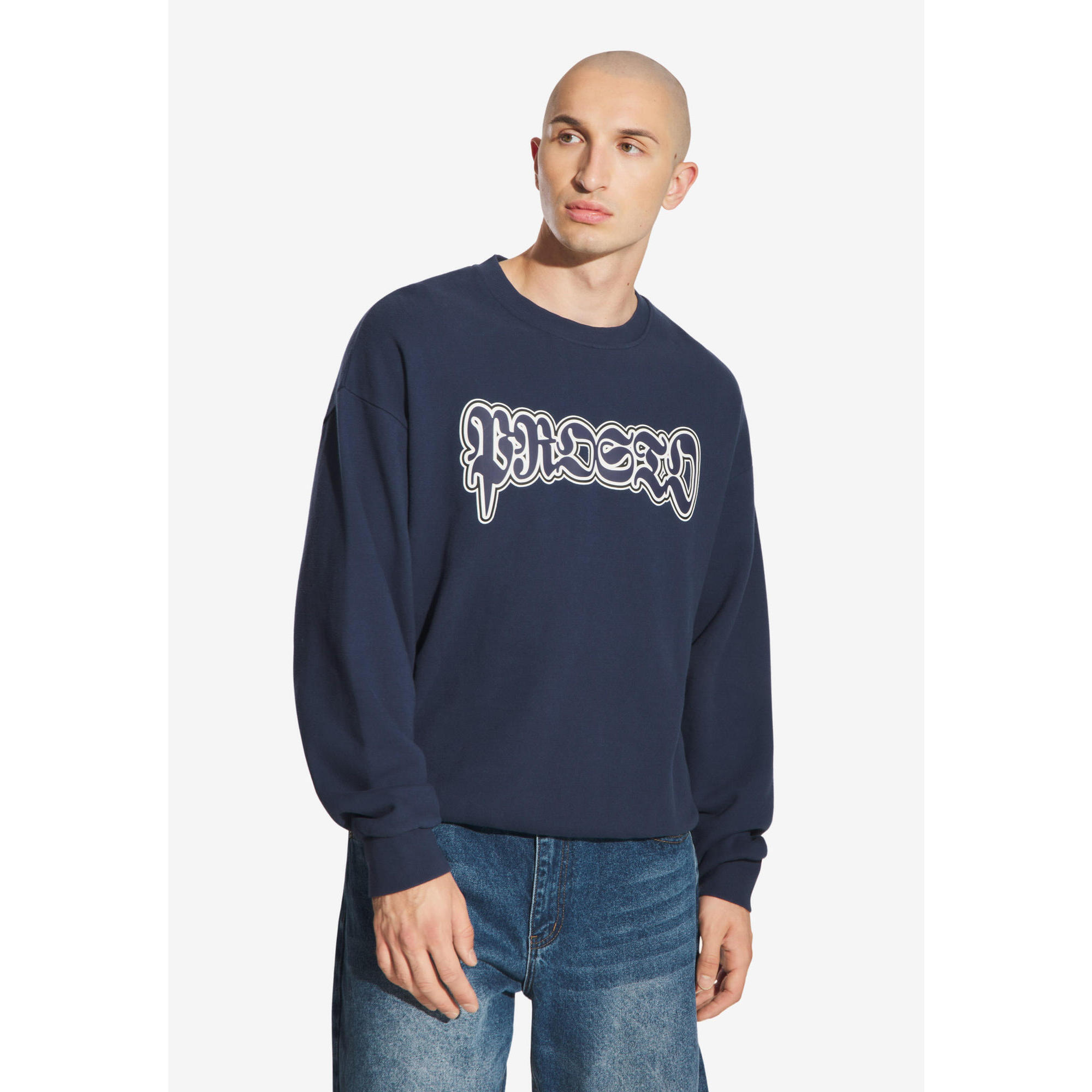 Bluza sportowa męska Prosto Graffiti Logo bez kaptura