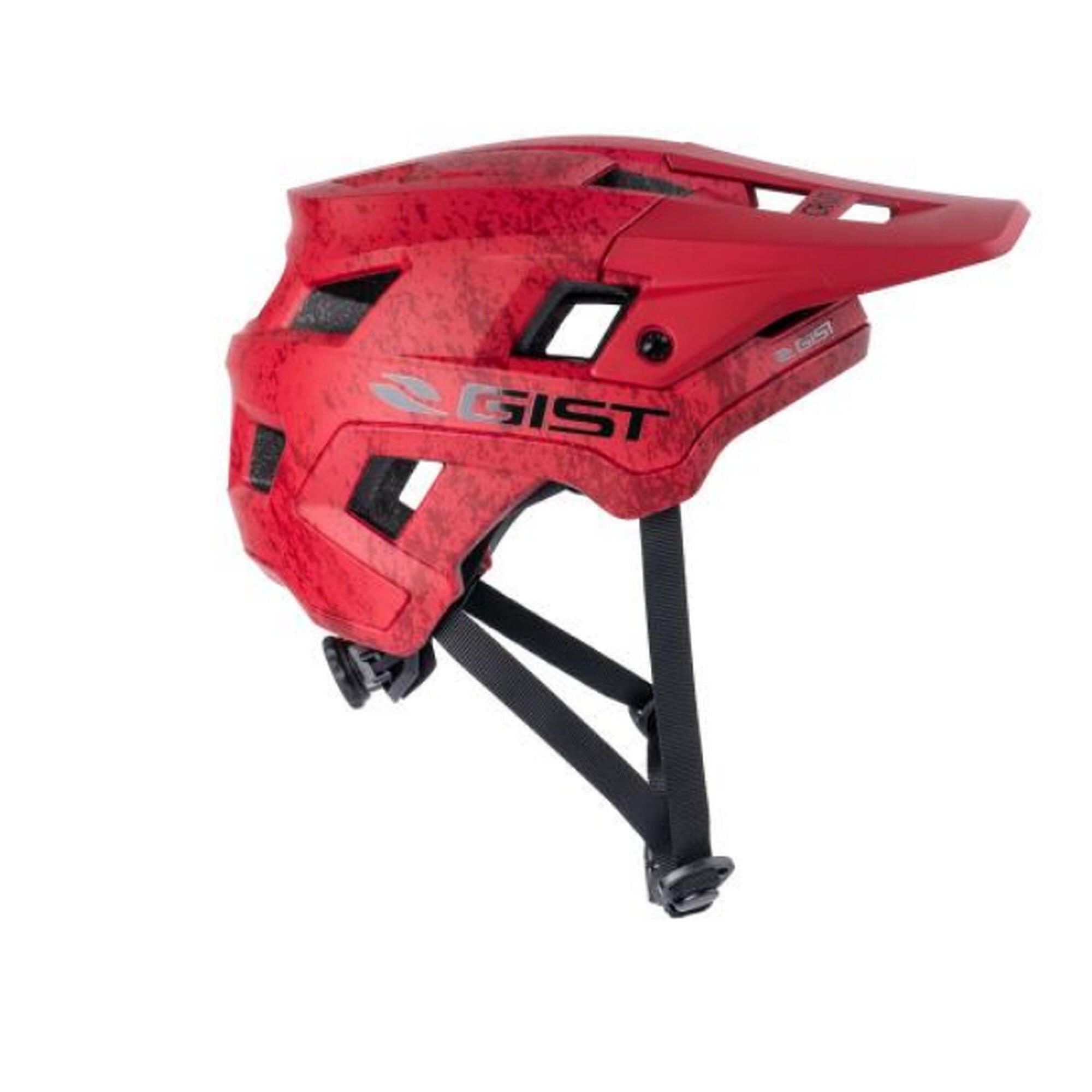 Kask rowerowy MTB SCRUB, czerwony