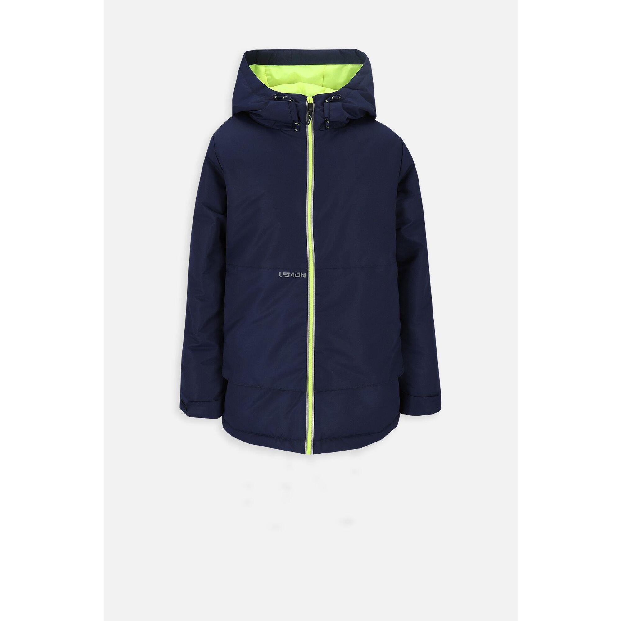 Kurtka turystyczna chłopięca Lemon Explore ZL3 granatowa
