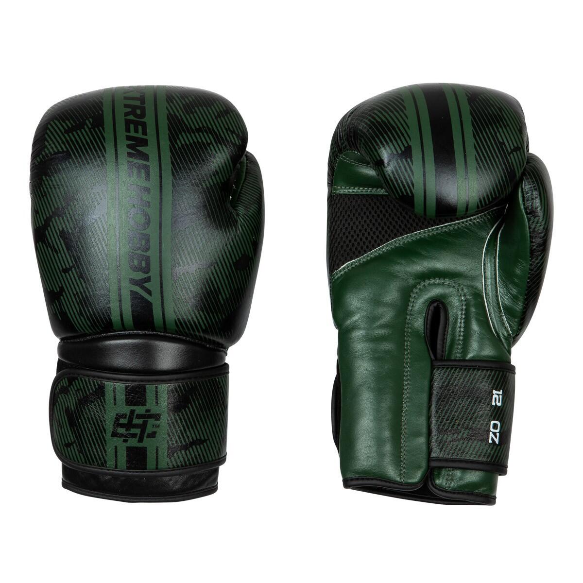 Rękawice Bokserskie skórzane dla dorosłych EXTREME HOBBY HAVOC STRIPE