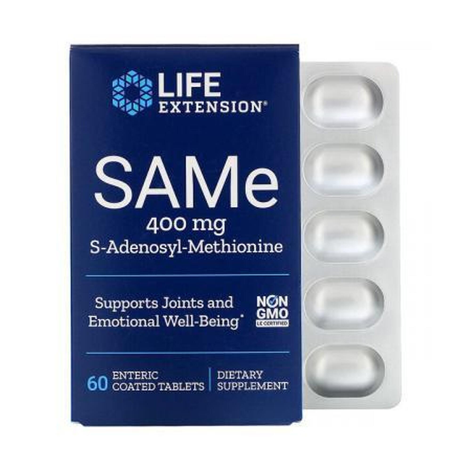 Life Extension SAMe S-Adenosyl-Methionine 400mg - 60tabs