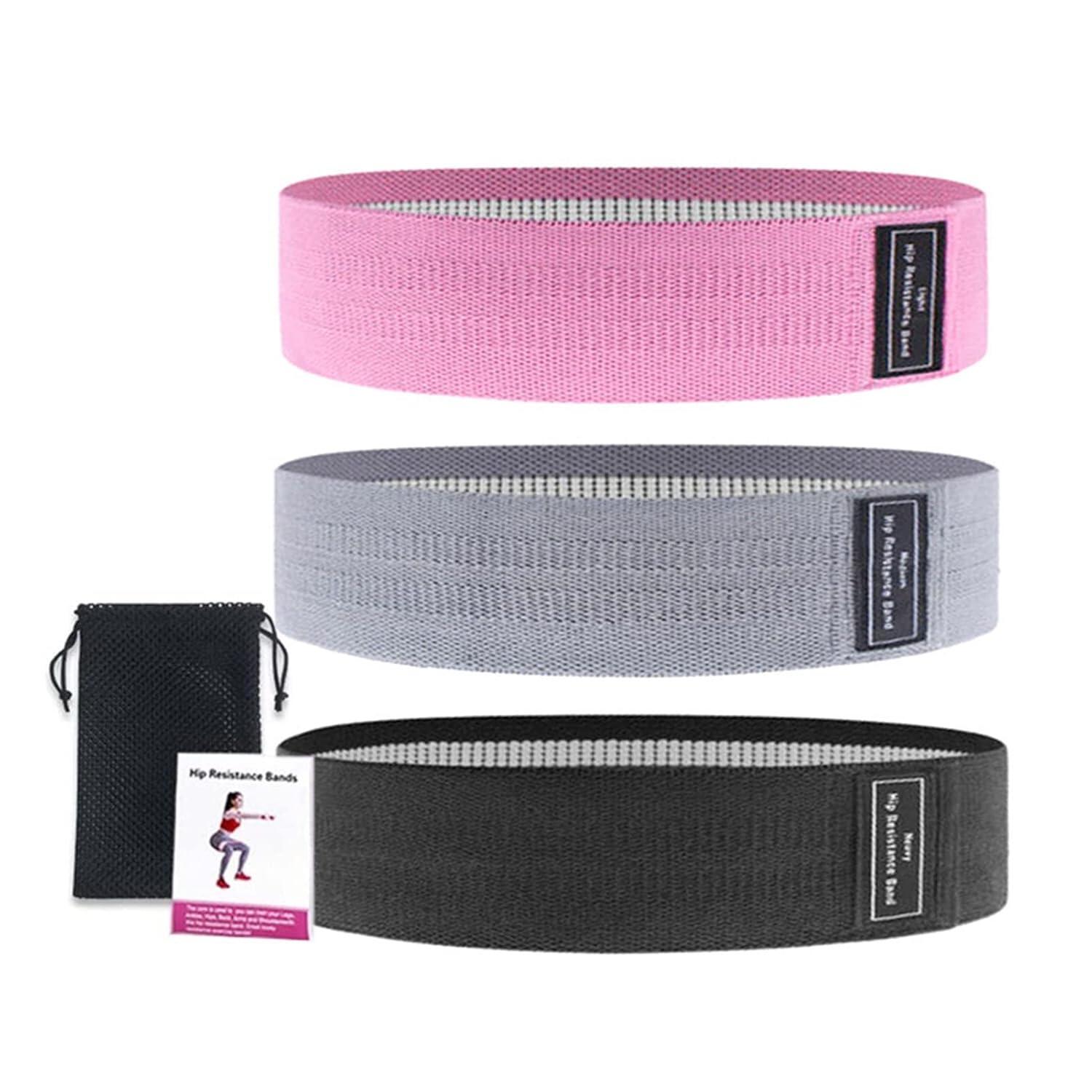 Zestaw gum do ćwiczeń mini X-sport - czarno-pastelowy