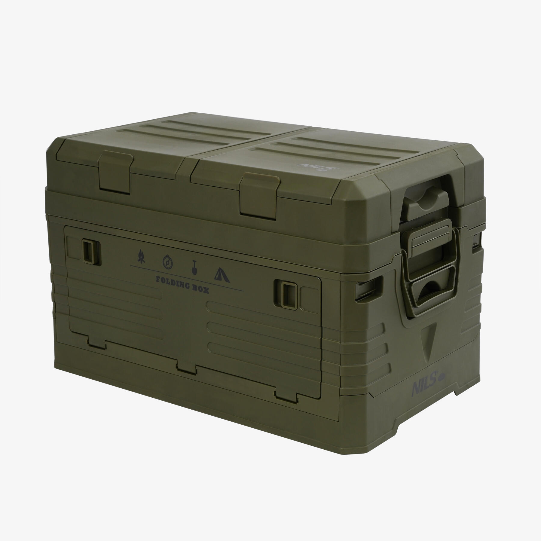 Skrzynia kempingowa z pokrywą składana NCB4003 Nils Camp