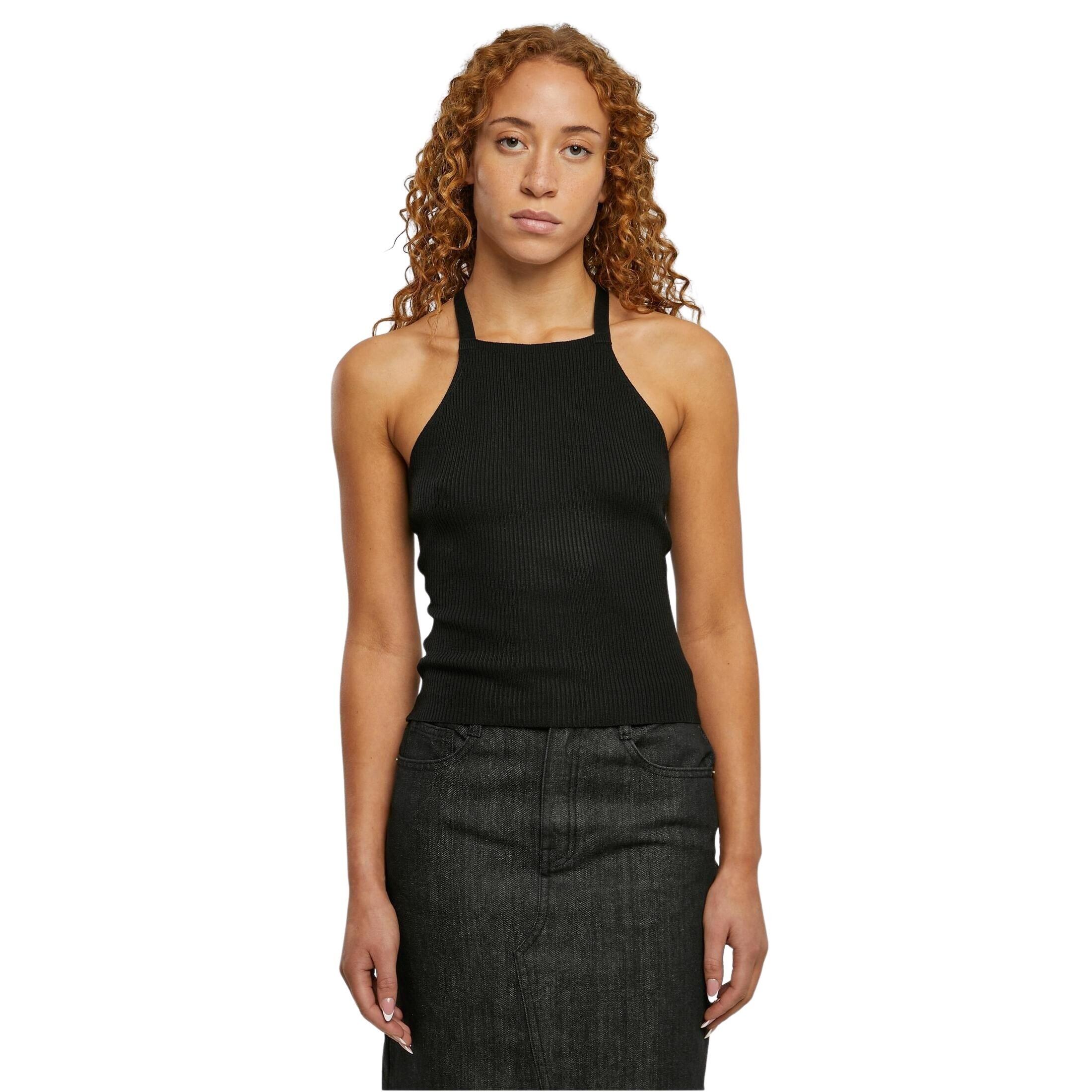 Damski dzianinowy cross-back tank top Urban Classics Rib