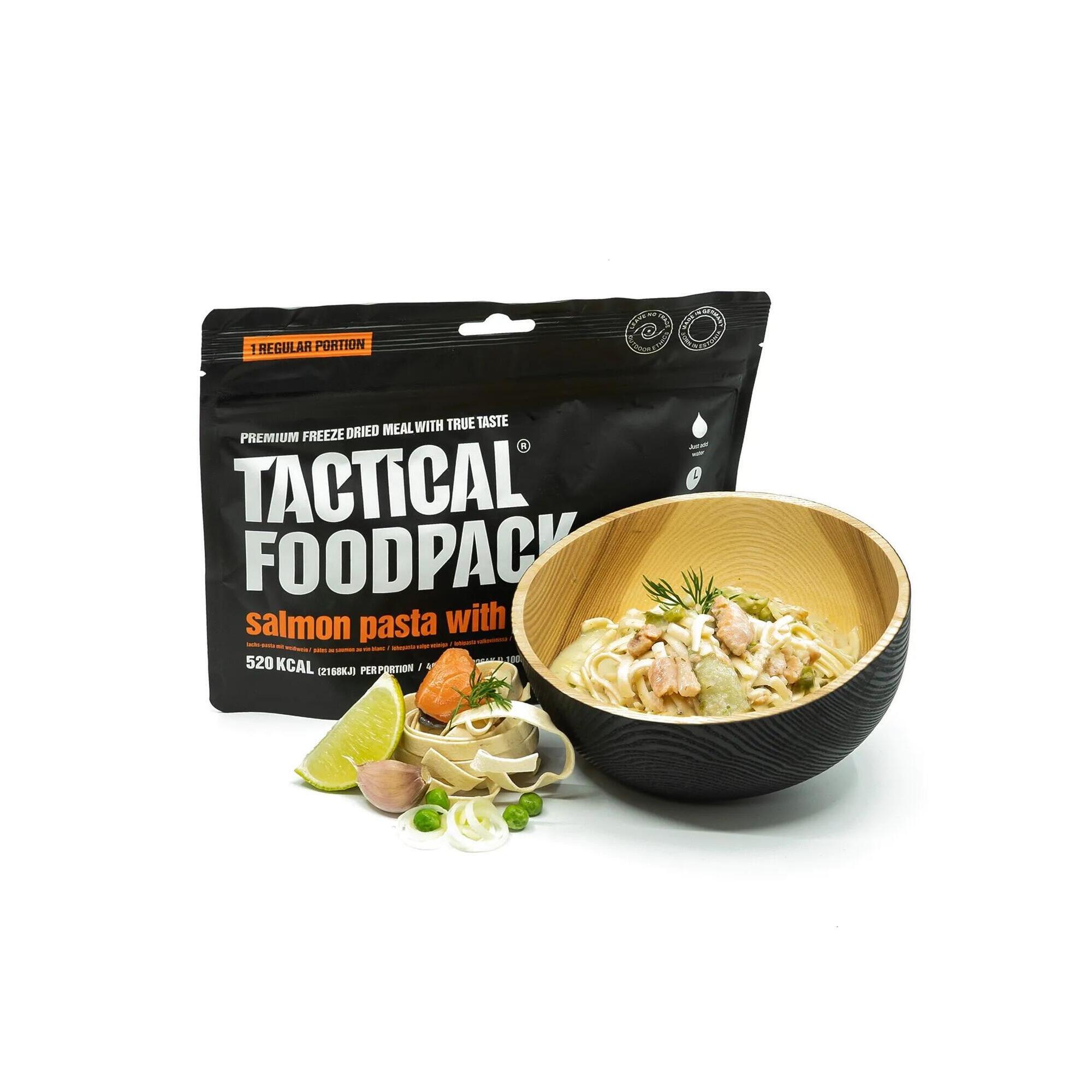 Liofilizat Tactical Foodpack Makaron z łososiem i białym winem 385 g