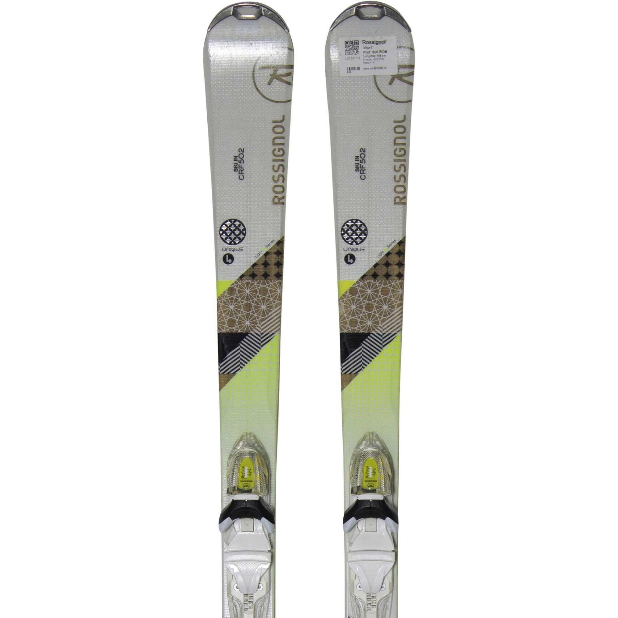 Second Life- Narty ROSSIGNOL Unique 4, 163 cm- Stan bardzo dobry