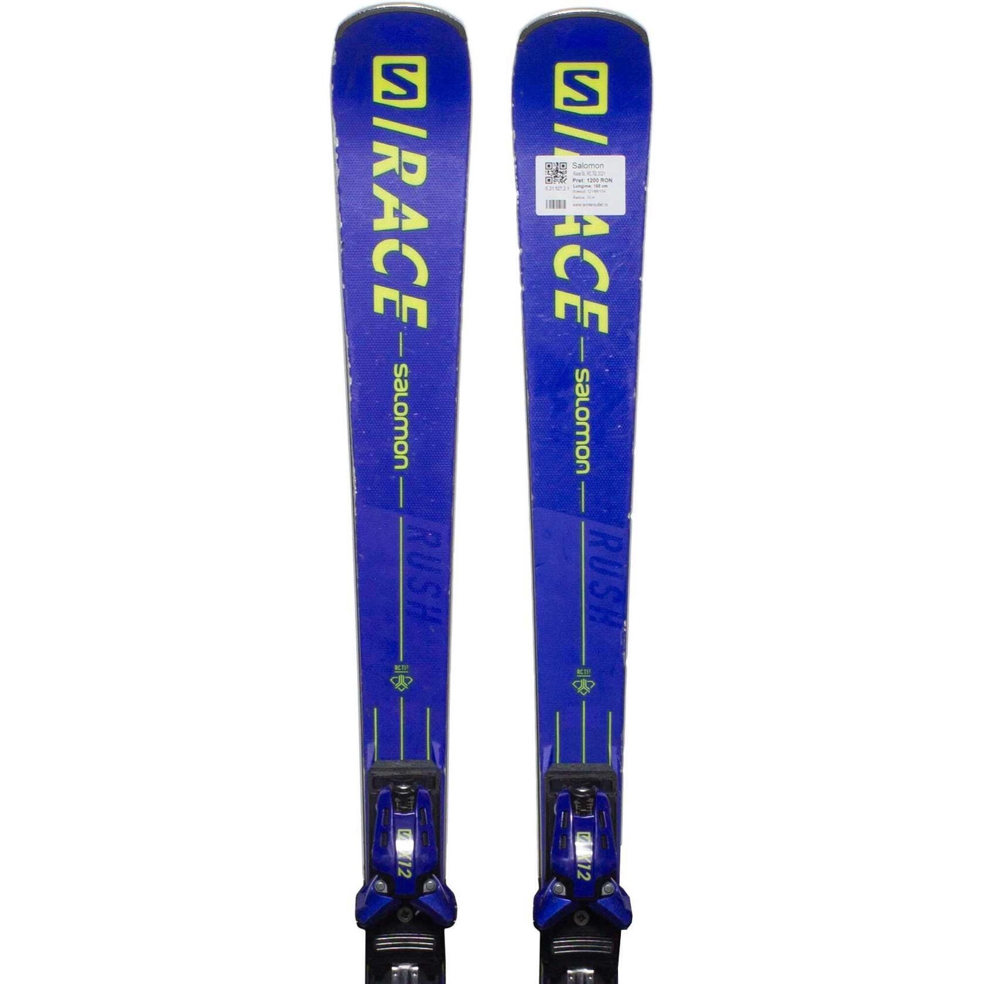 Second Life- Narty SALOMON Race SL RC Ti2 2021, 165 cm- Stan zadowalający