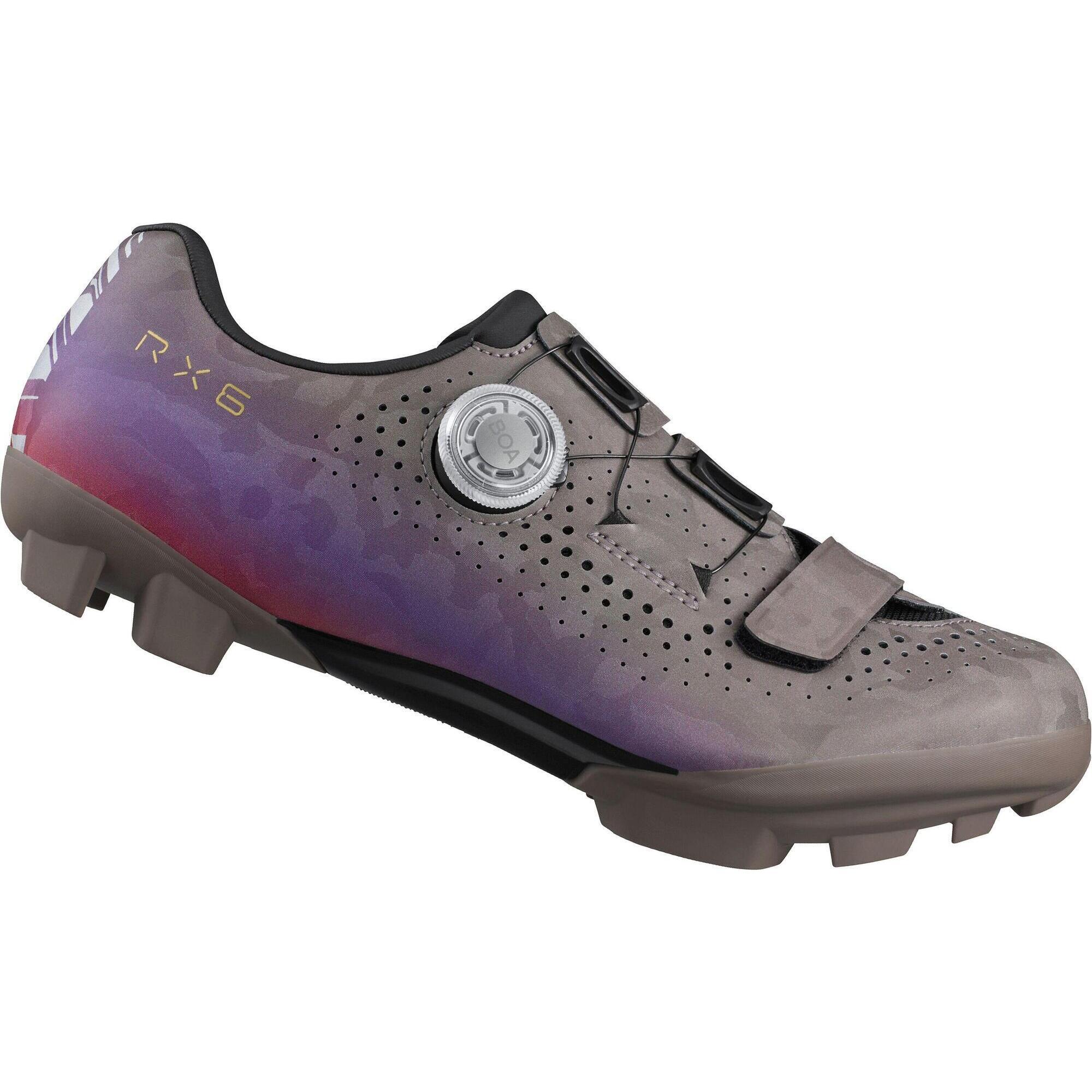 Buty rowerowe Gravel RX600W, fioletowe