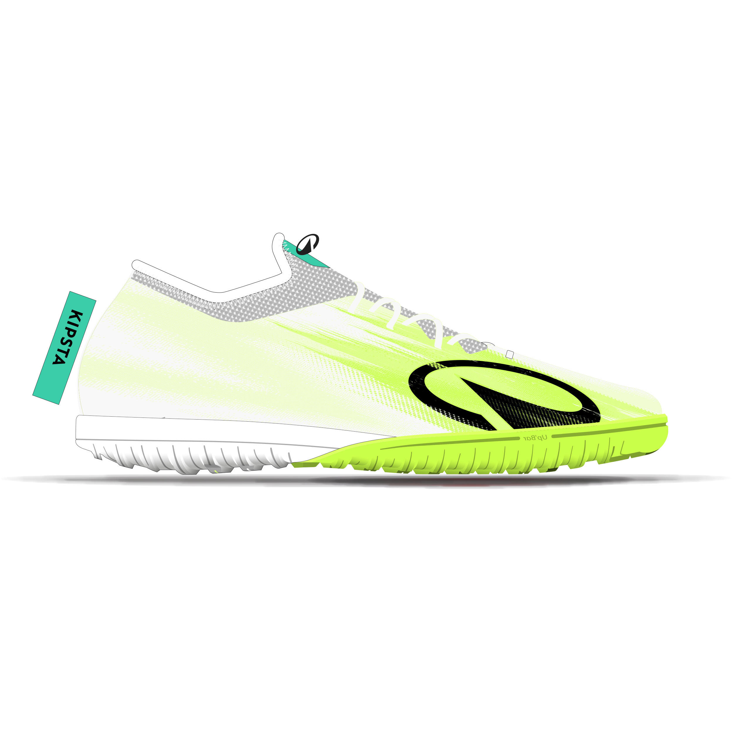 Buty piłkarskie dla dzieci Kipsta CLR TF Turf sznurowane