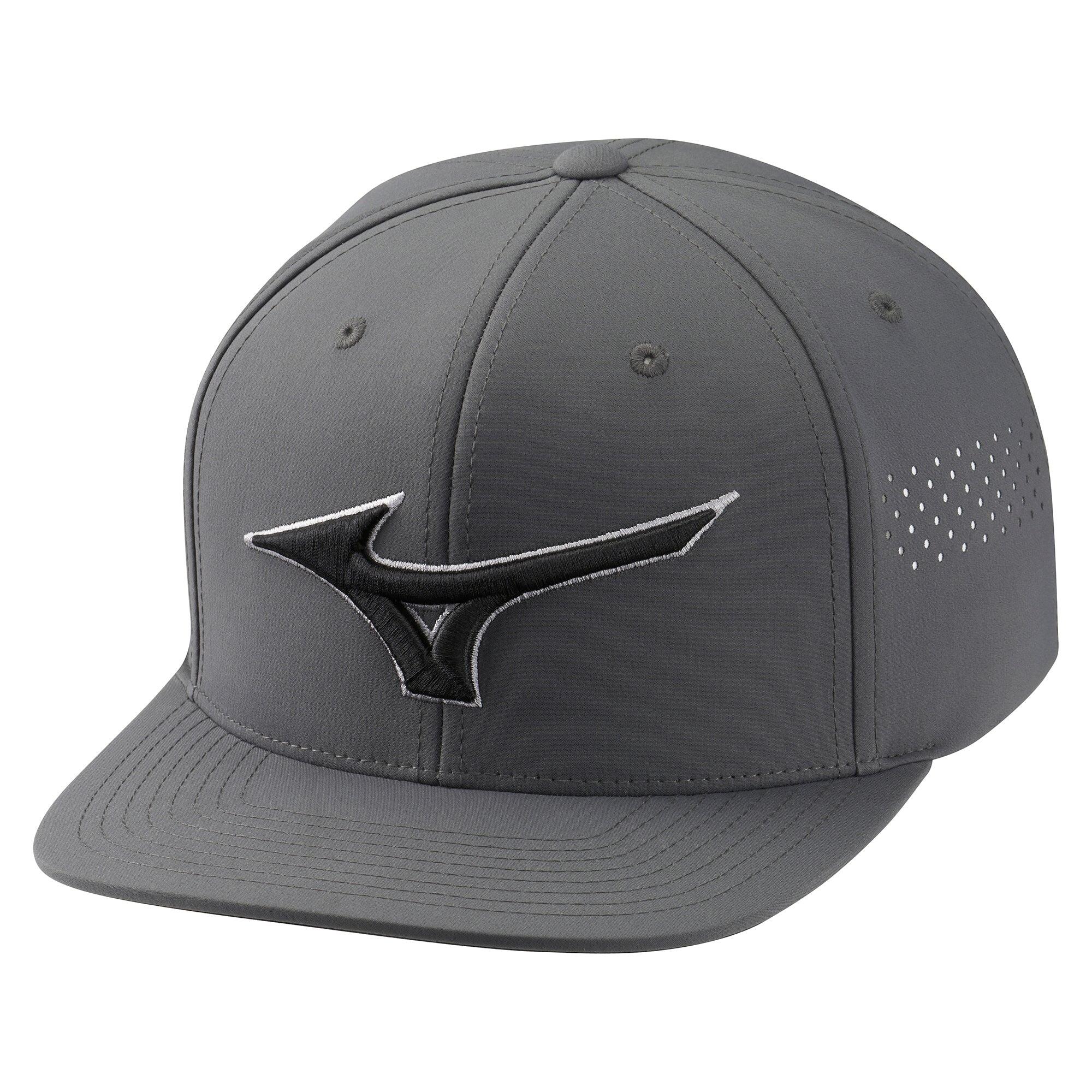Czapka z daszkiem golf Mizuno Tour Flat Snapback Szary