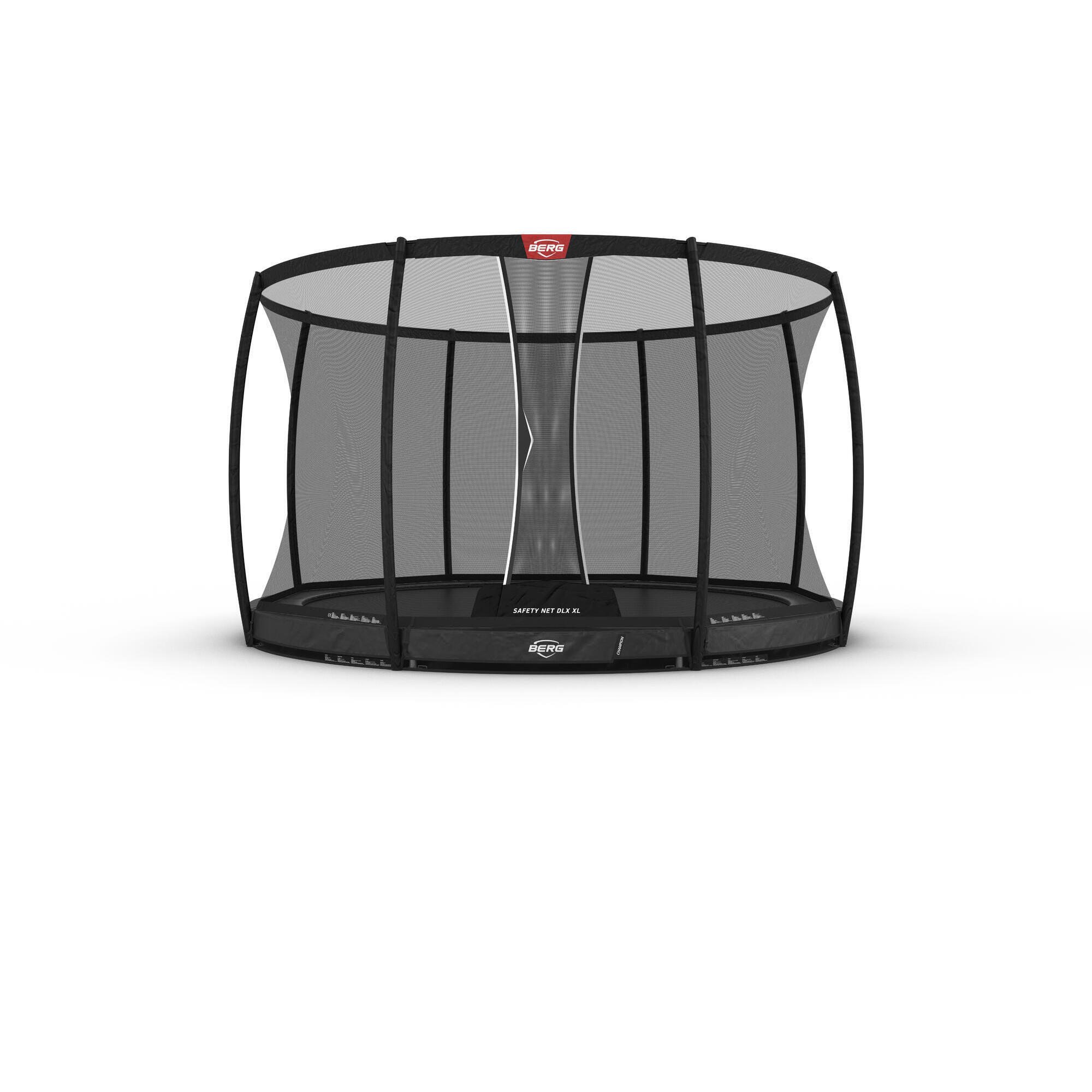 Trampolina BERG Champion InGround + Siatka zab. Okrągła 430 Antr. sz.