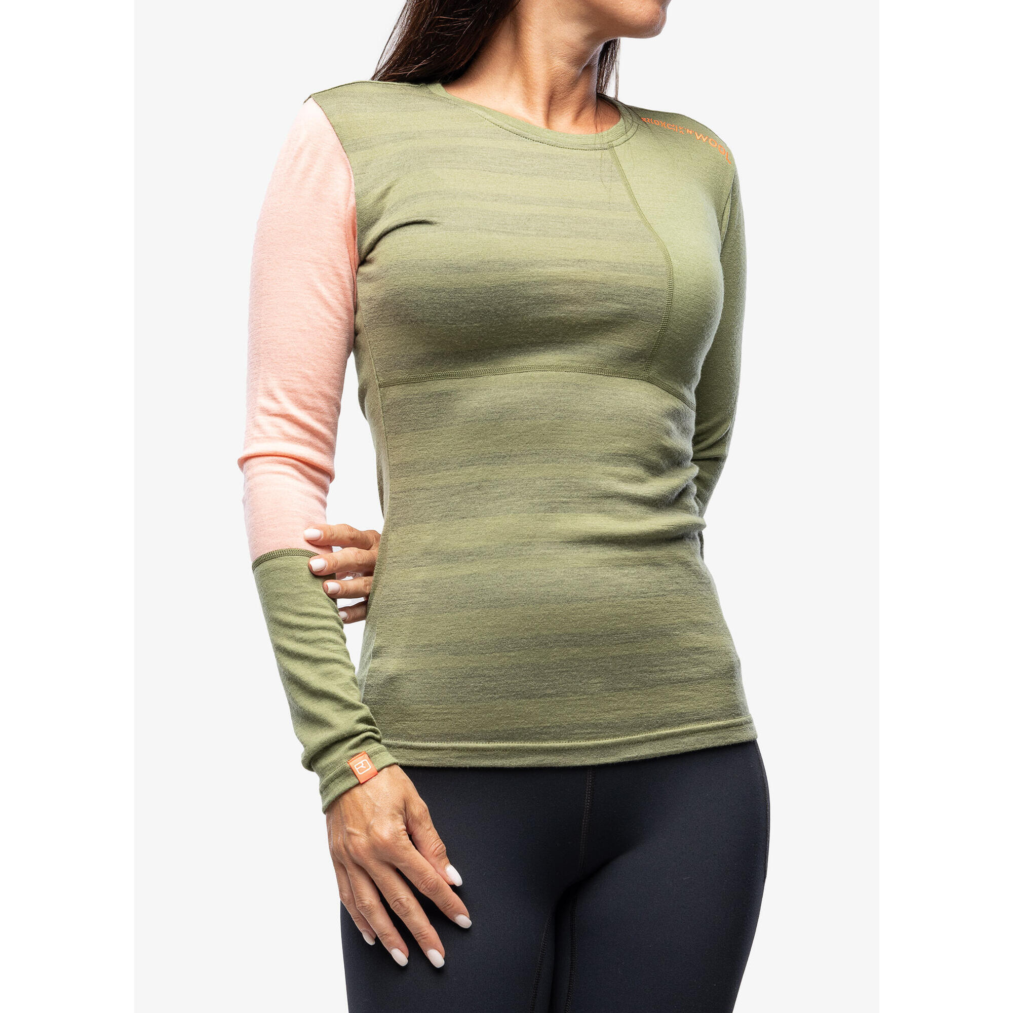 Bluza termiczna damska Ortovox 185 Rock N Wool Long Sleeve