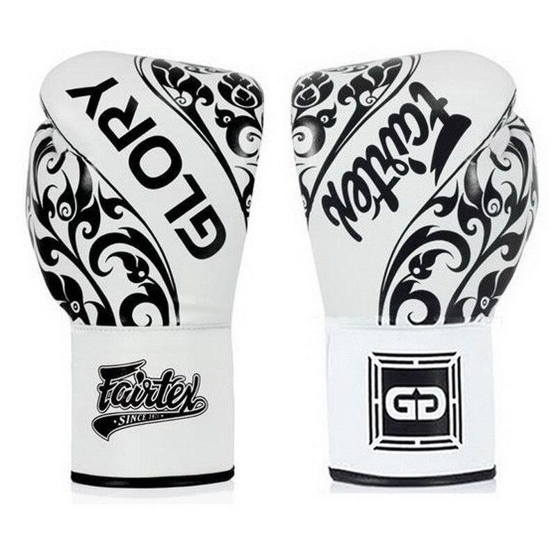 Rękawice Bokserskie ze skóry naturalnej Fairtex BGLG2 Białe 10oz