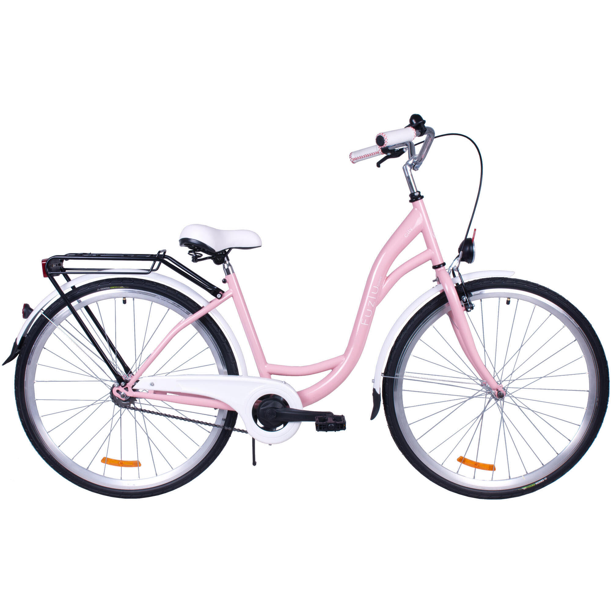 Rower miejski 28 Fuzlu City S1 pudrowy